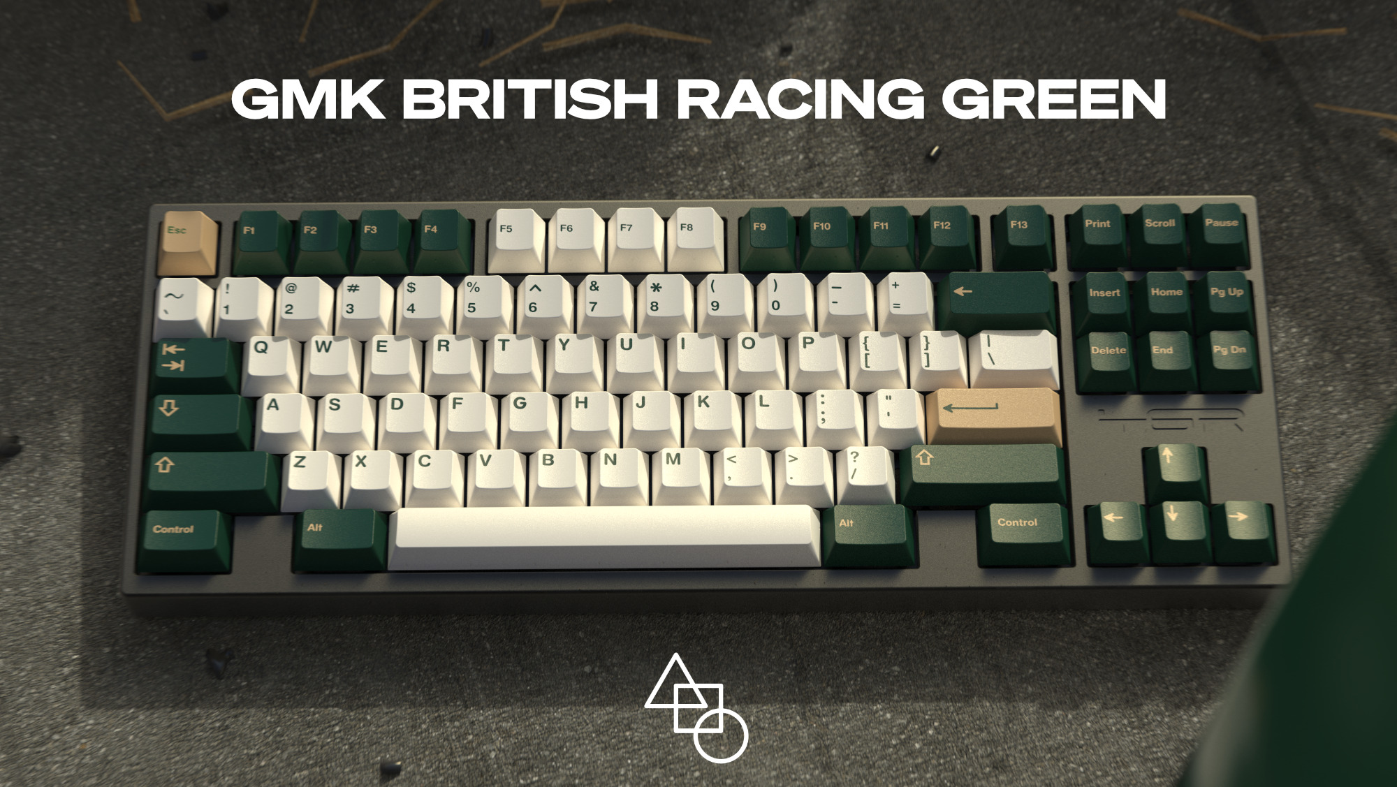 キーボード GMK British Racing Green R1 GMK British Racing Green Keycaps