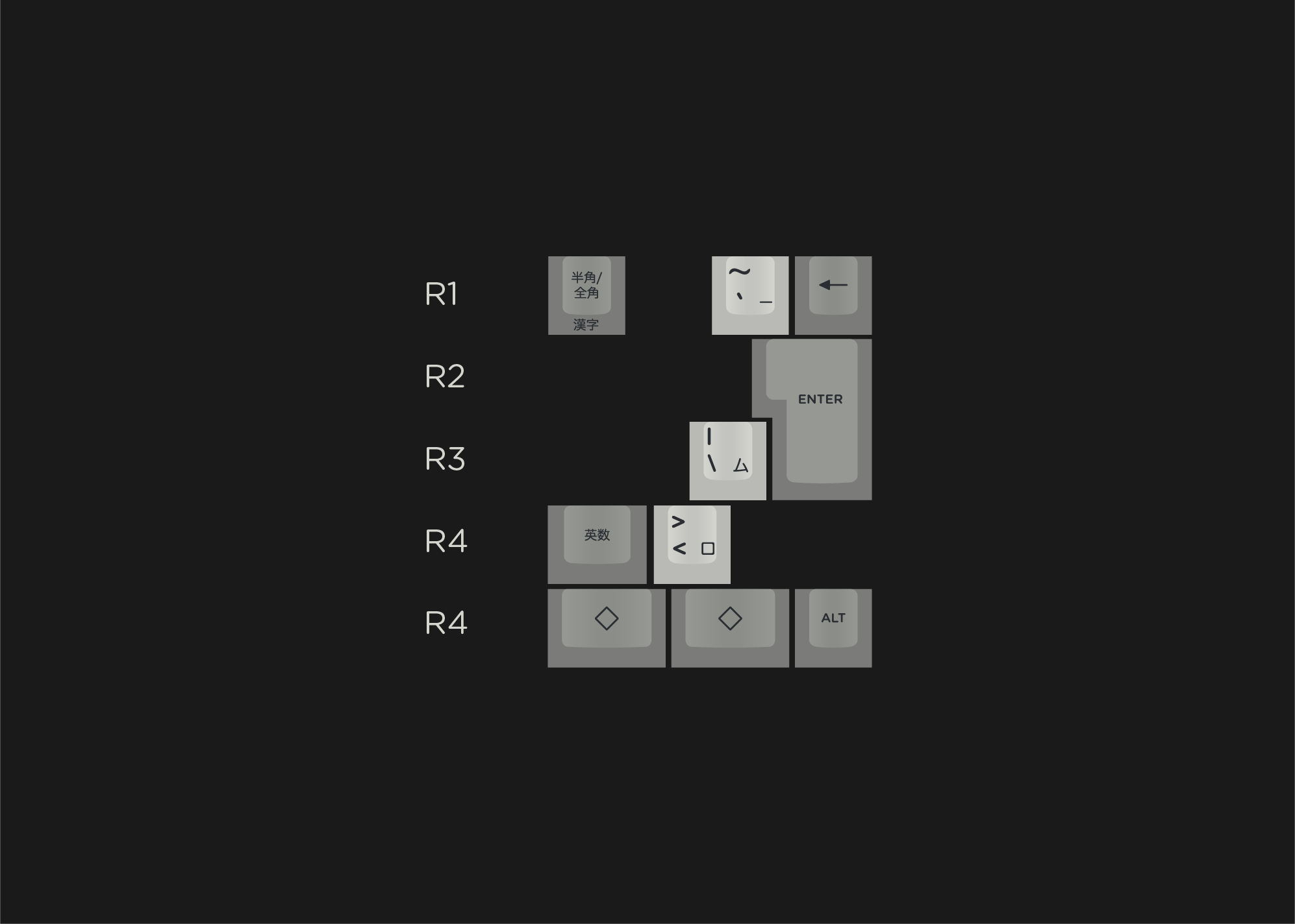 DCS Alps Pingmaster Keycaps