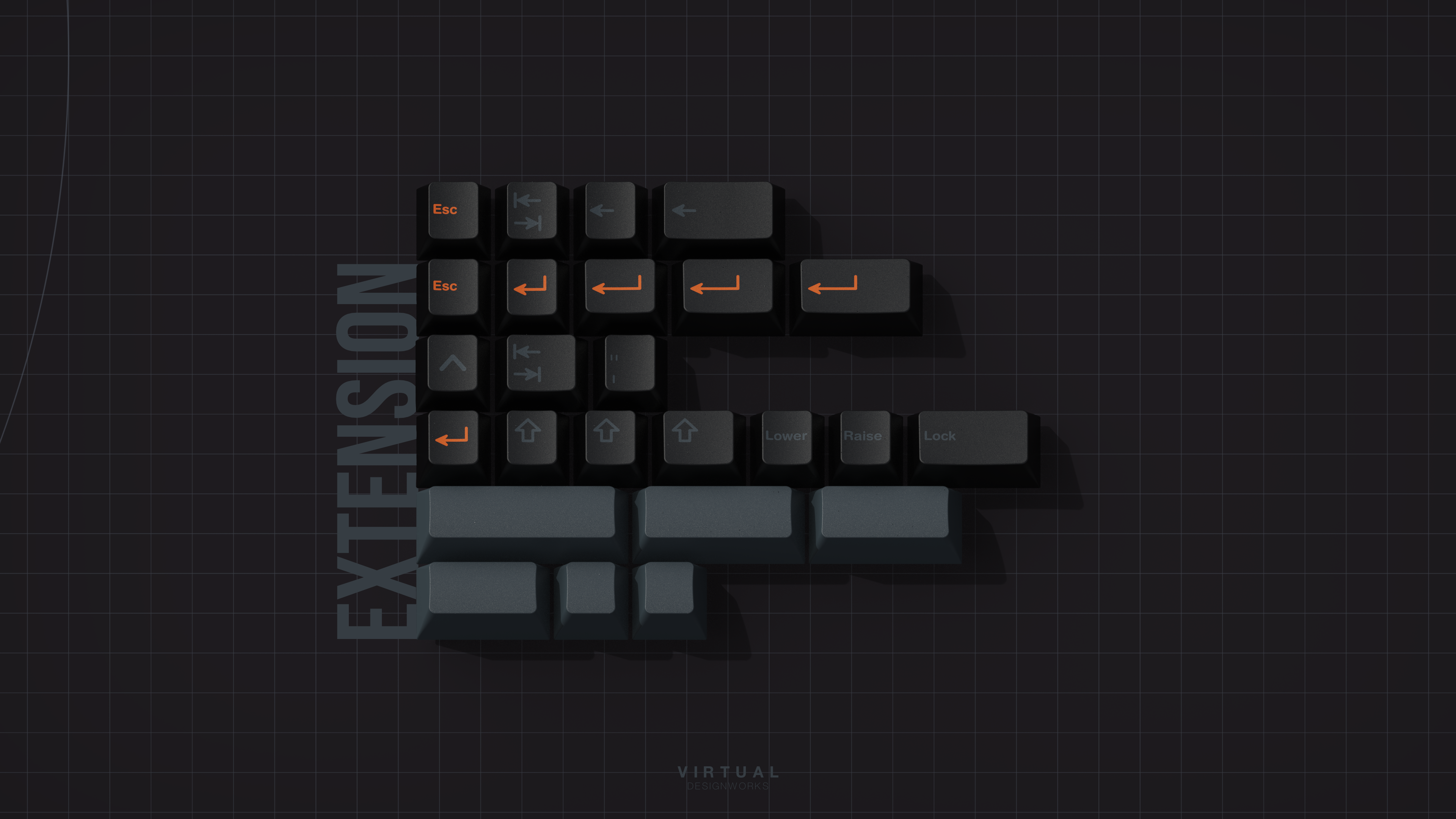 GMK CYL Stealth Keycaps