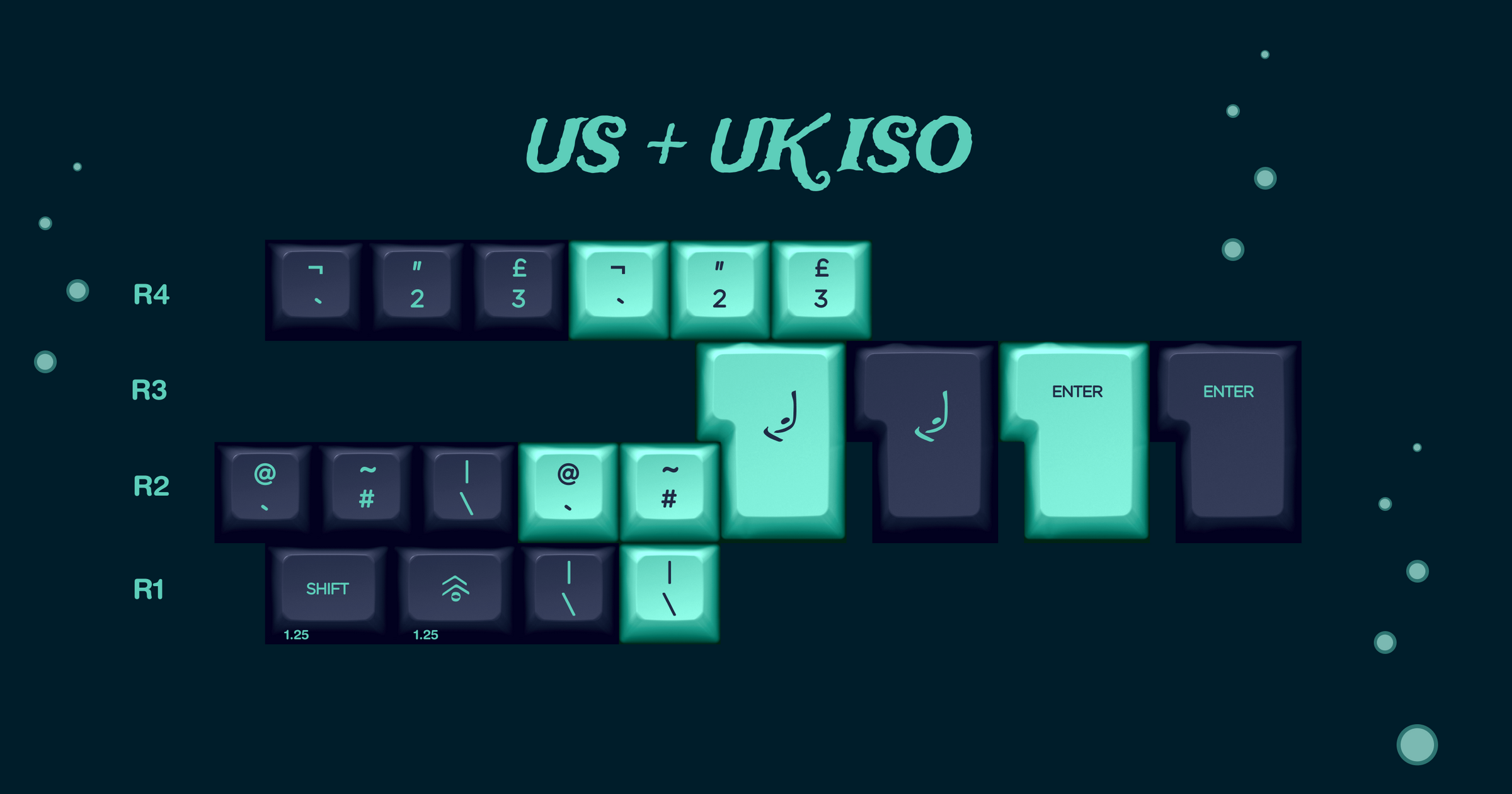 KAT Atlantis Keycaps