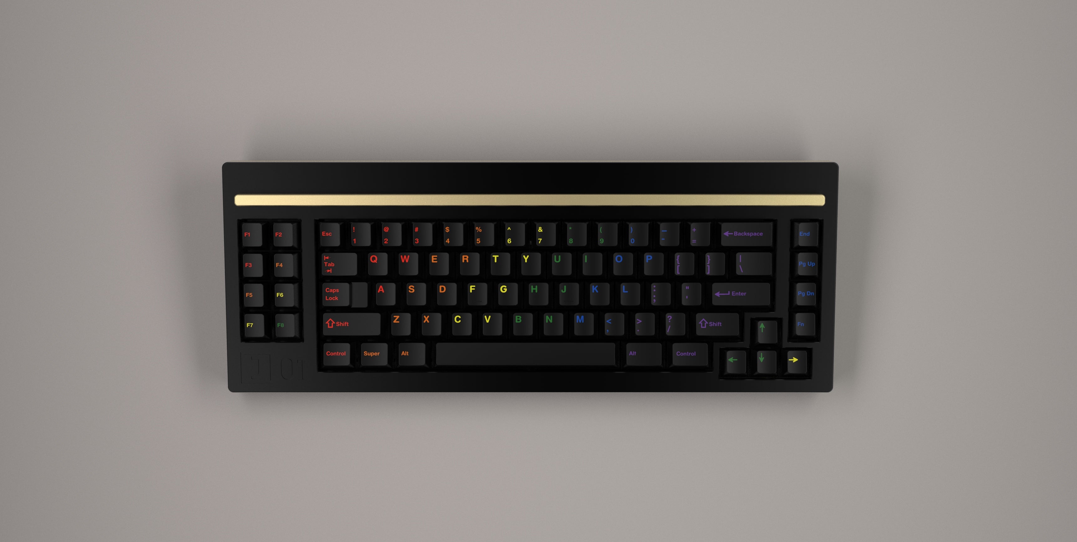 GMK Midnight Rainbow