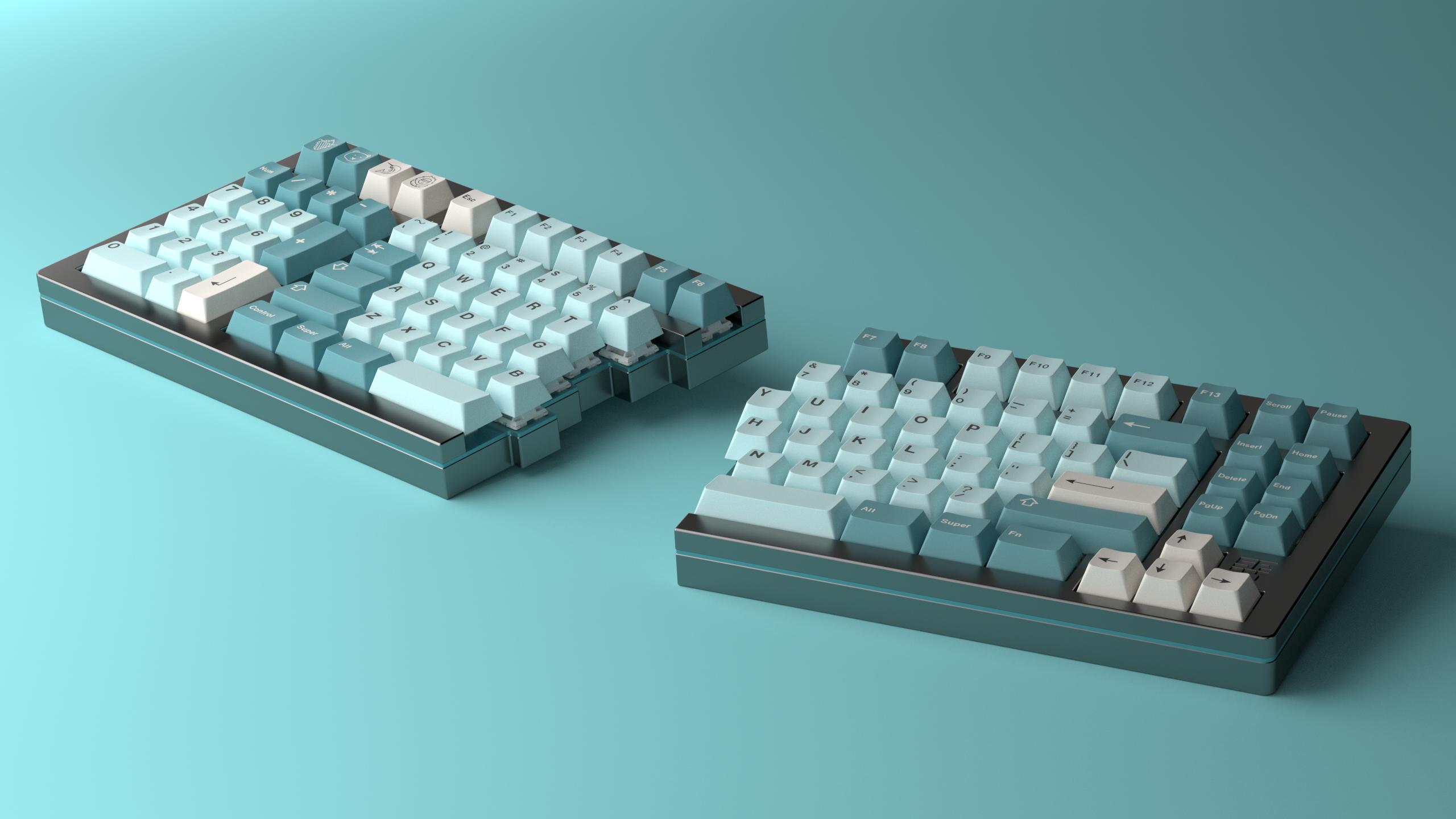 GMK CYL Iceberg Keycaps