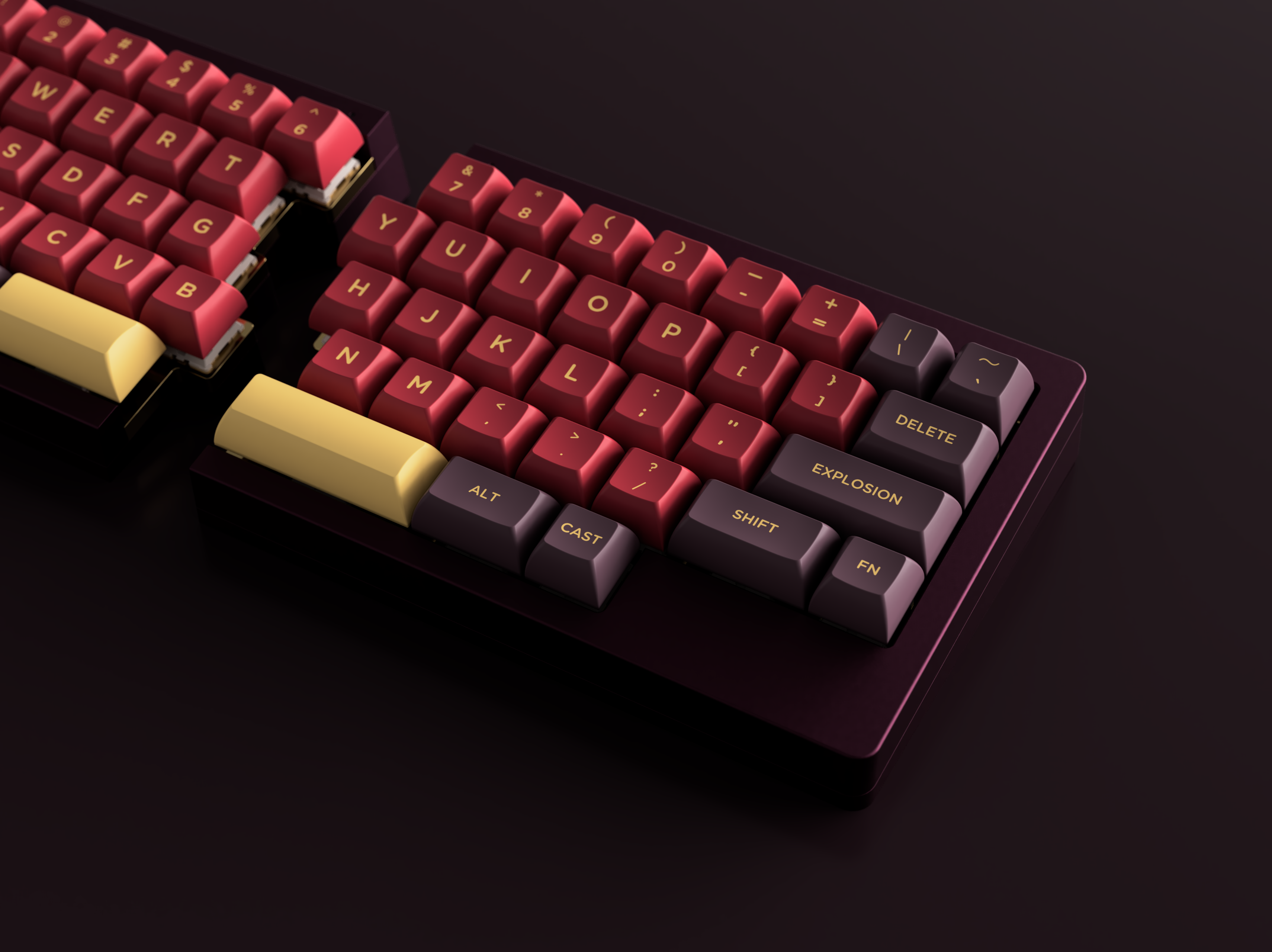 KAT Explosion Keycaps