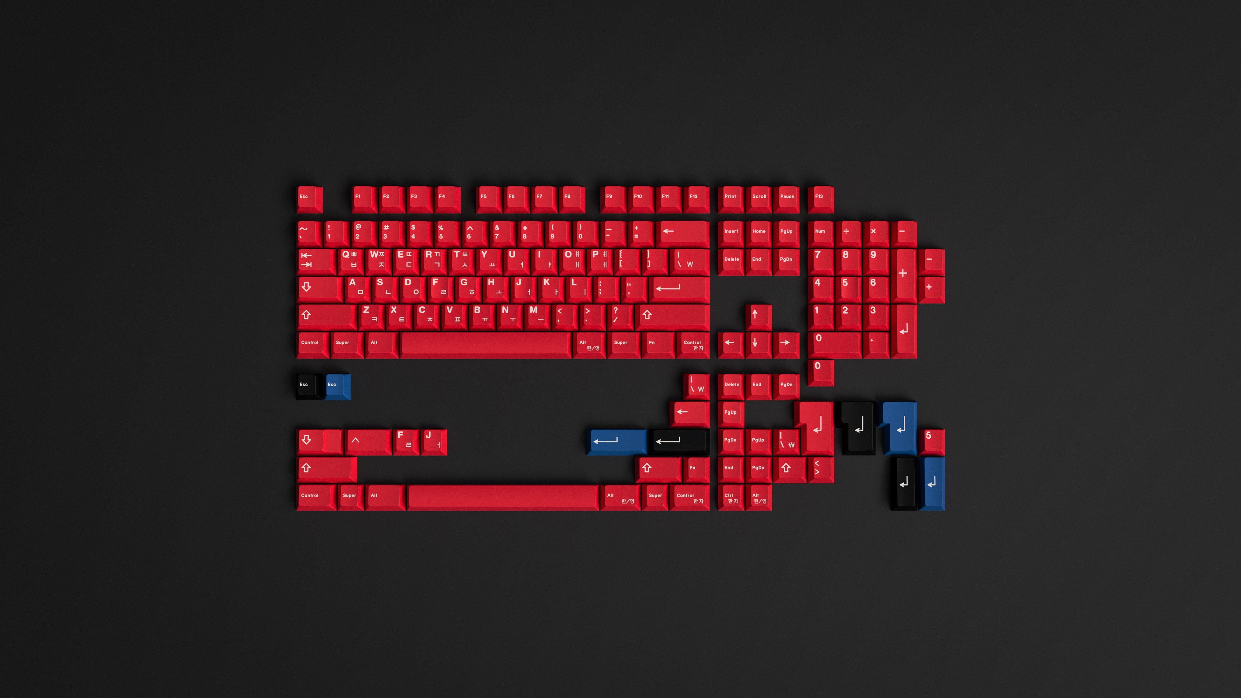 GMK CYL Red Devils Keycaps