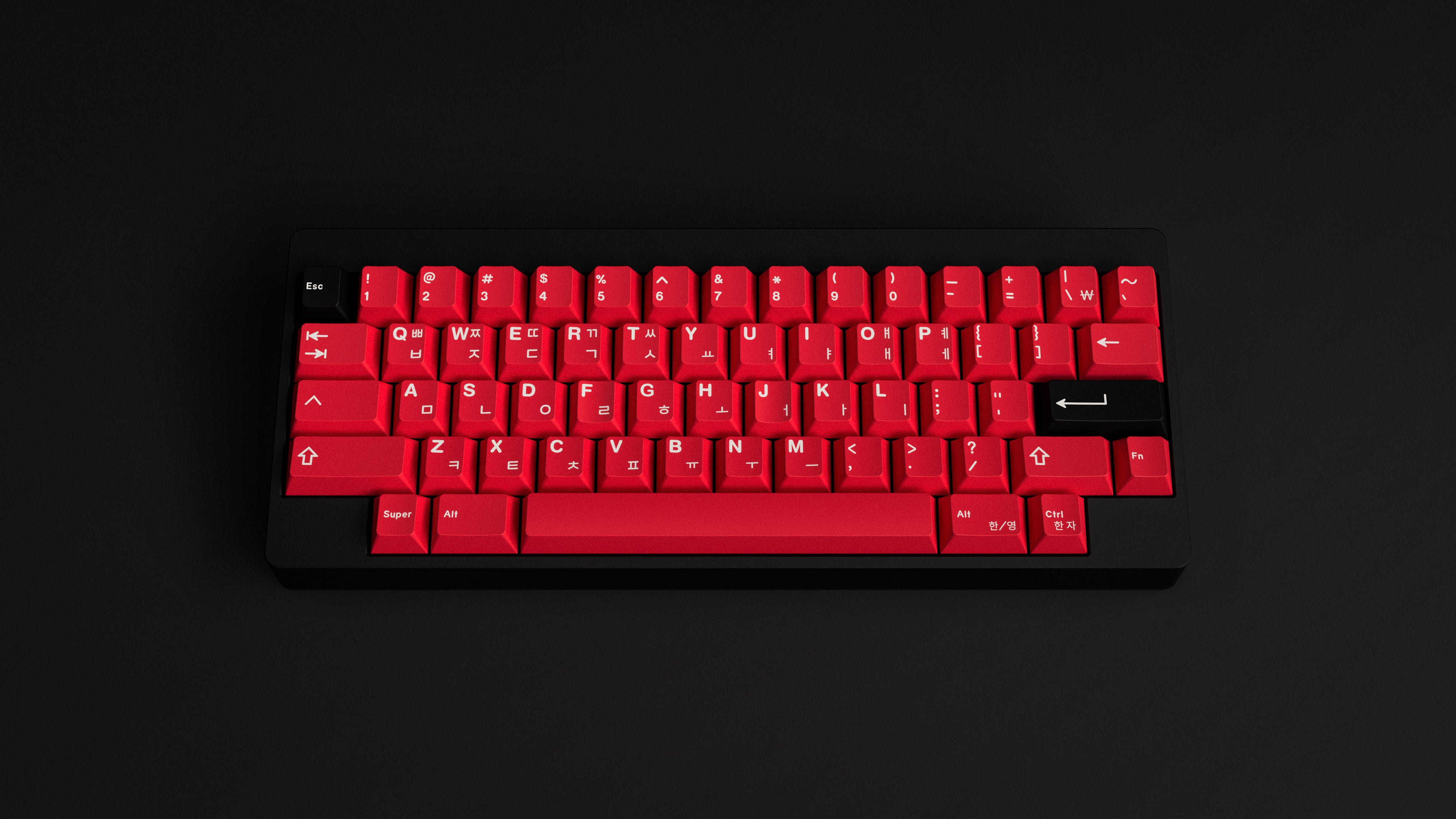 GMK CYL Red Devils Keycaps