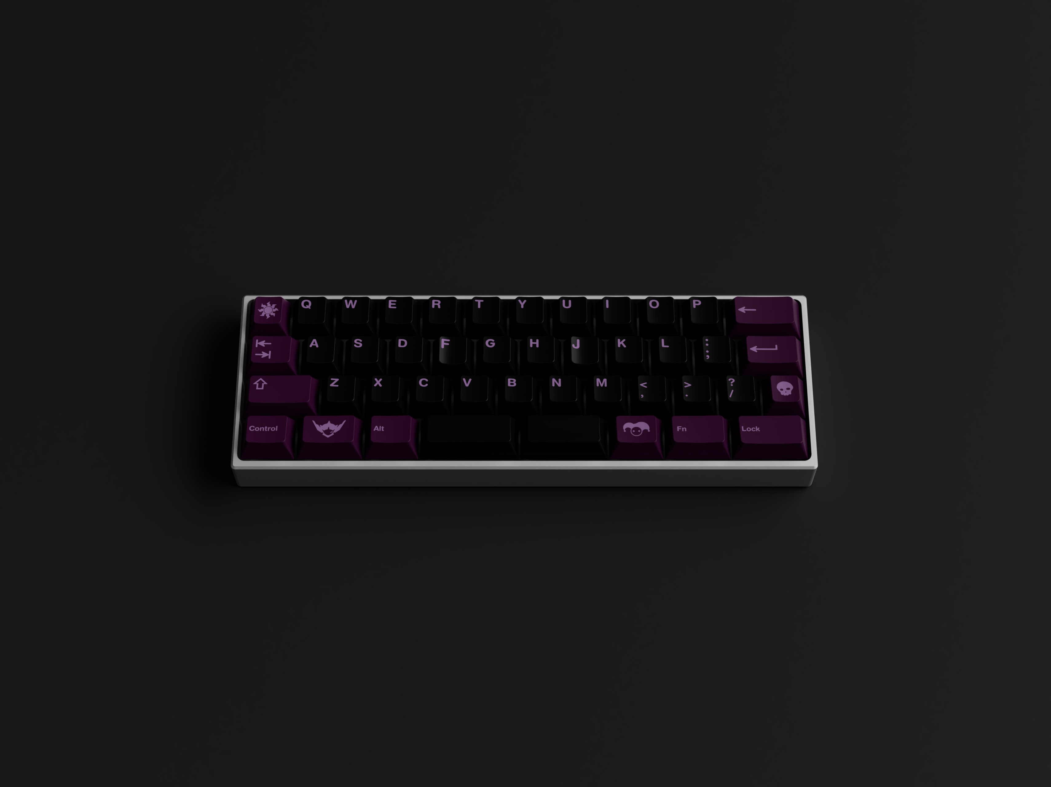 GMK CYL Black Lotus Keycaps