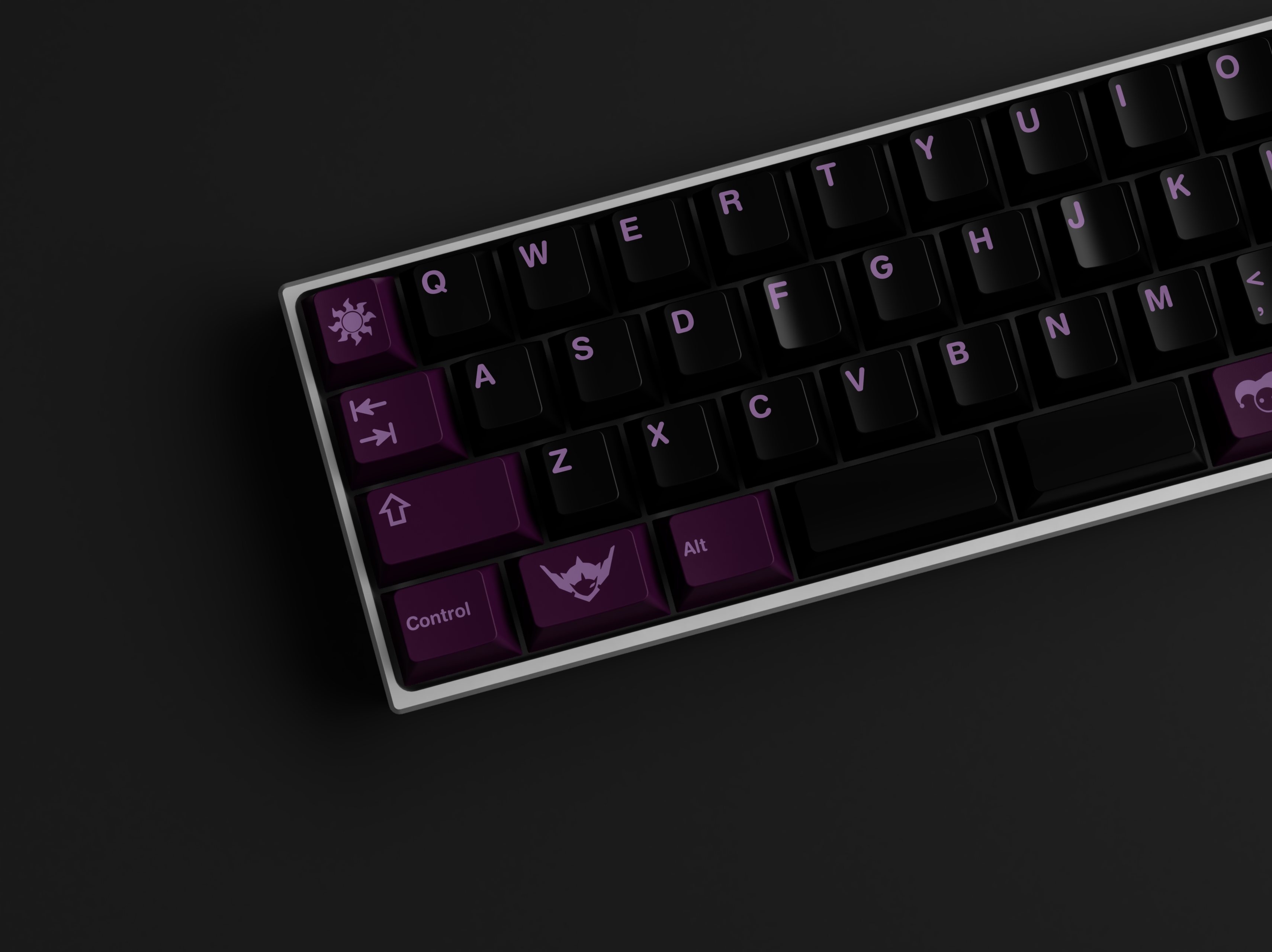 GMK CYL Black Lotus Keycaps