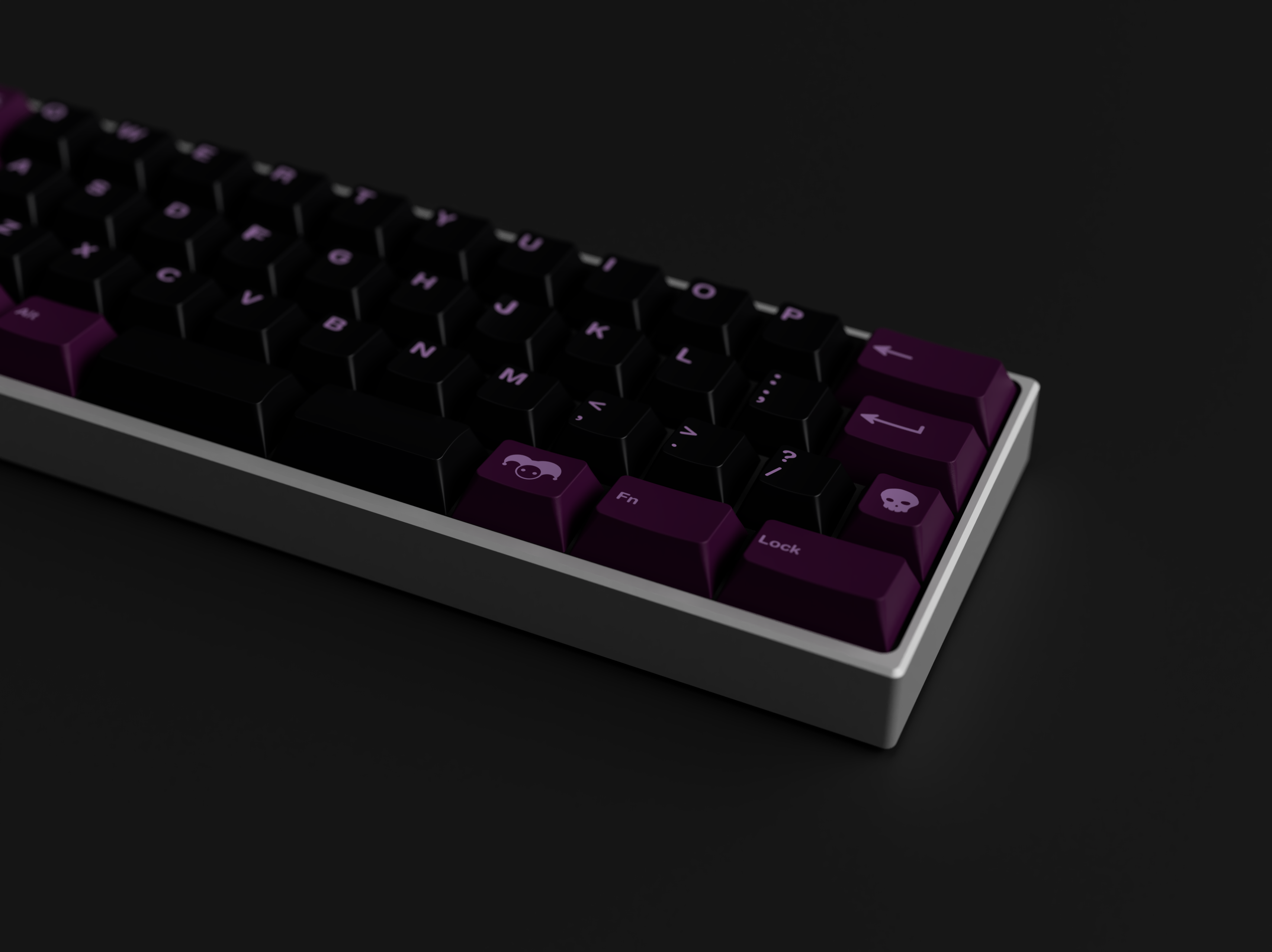 GMK CYL Black Lotus Keycaps
