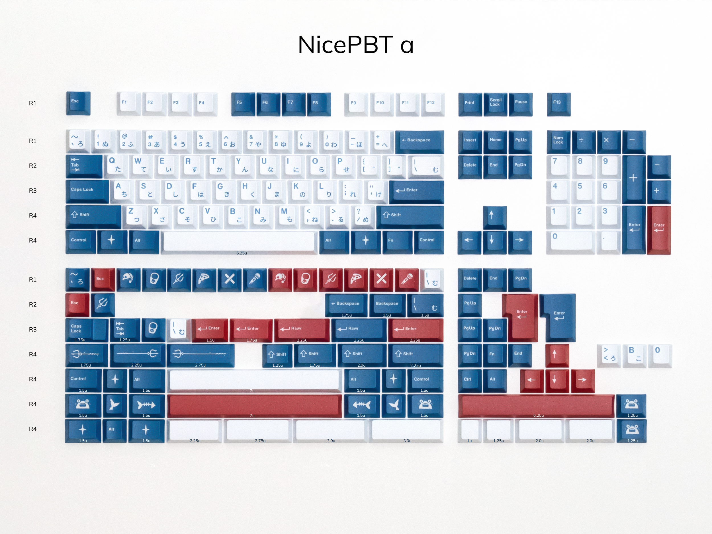 NicePBT a Keycaps