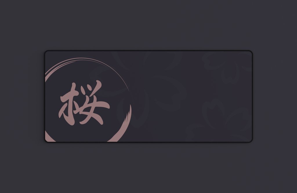 JTK Night Sakura Deskmat