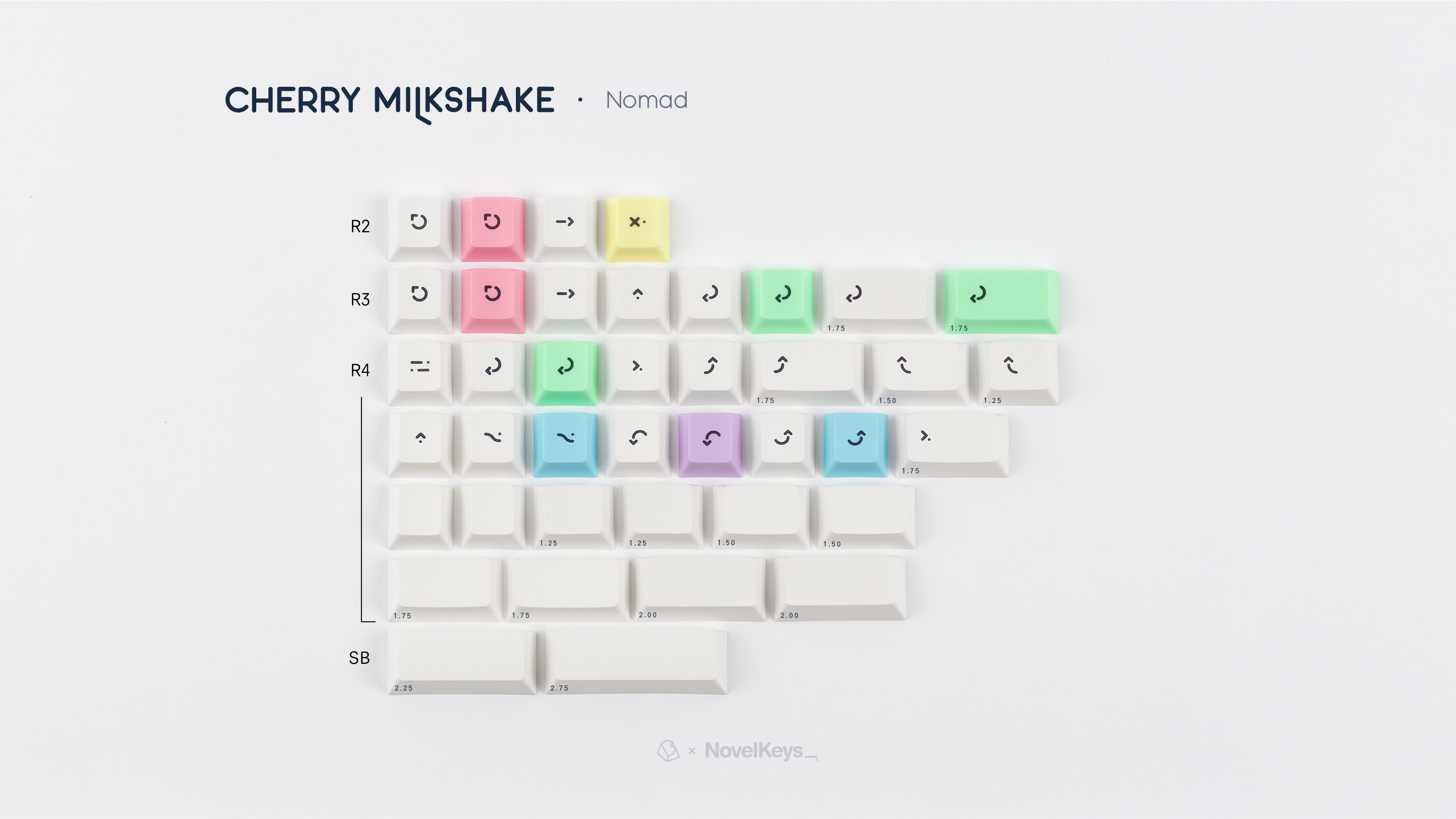 Cherry Milkshake Keycaps