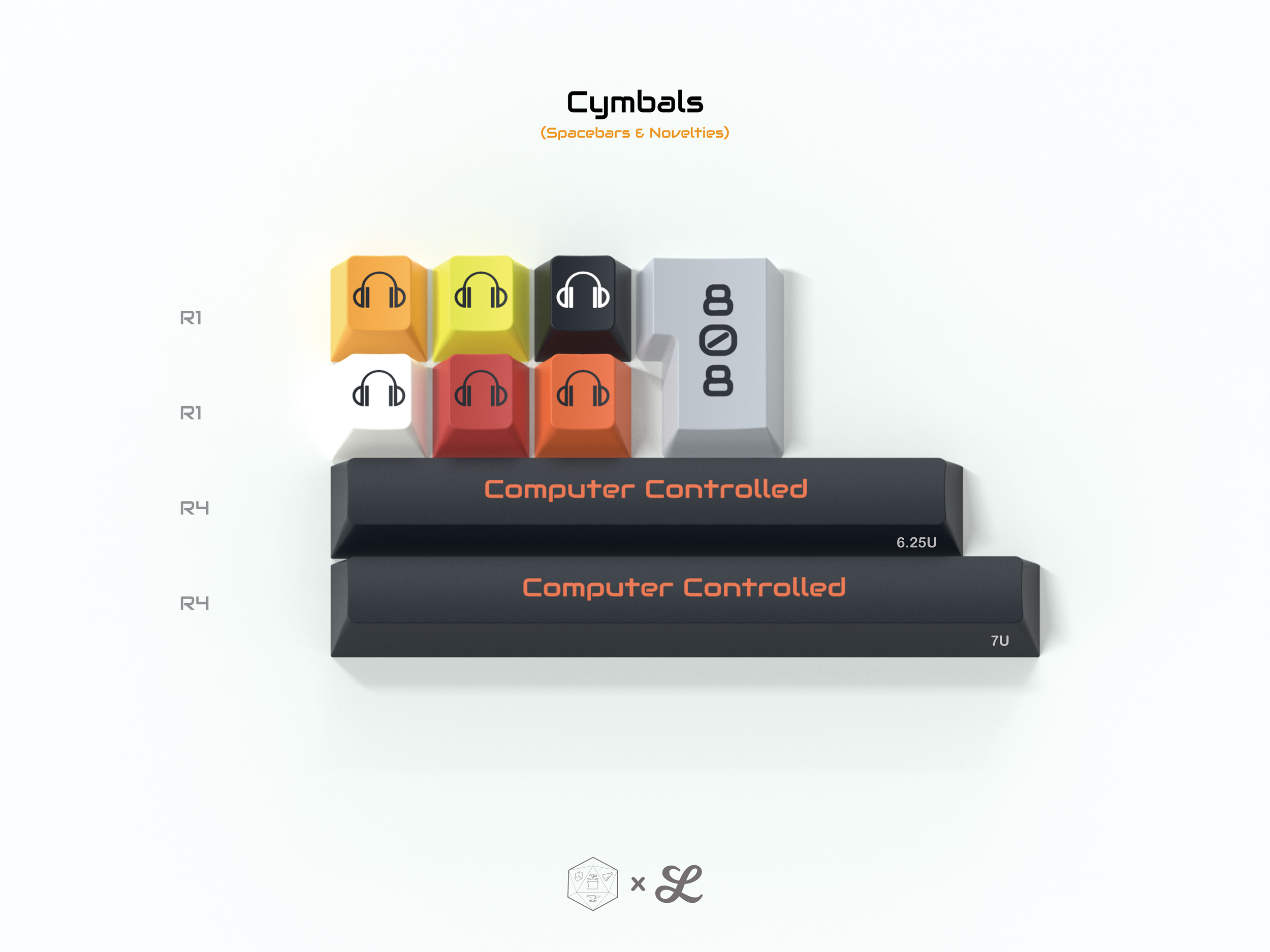 Infinikey 808-Boom Keycaps