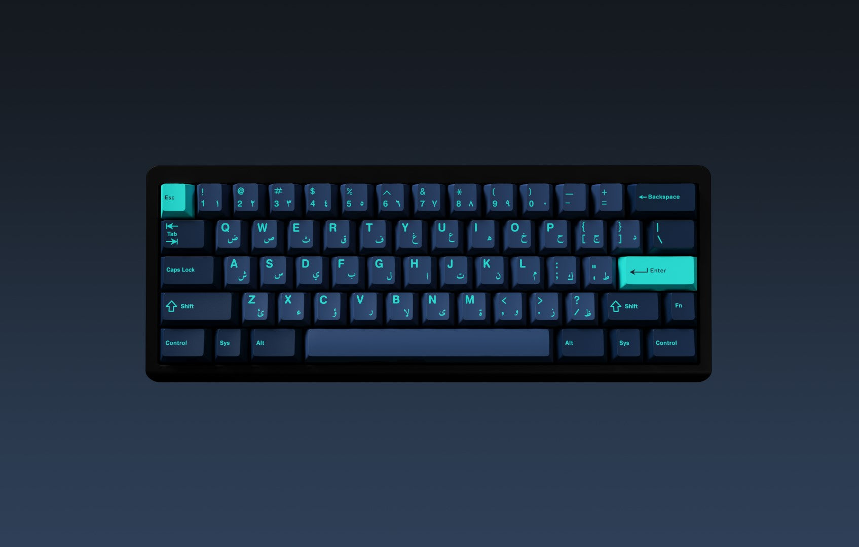 GMK Arabian Sea Keycaps