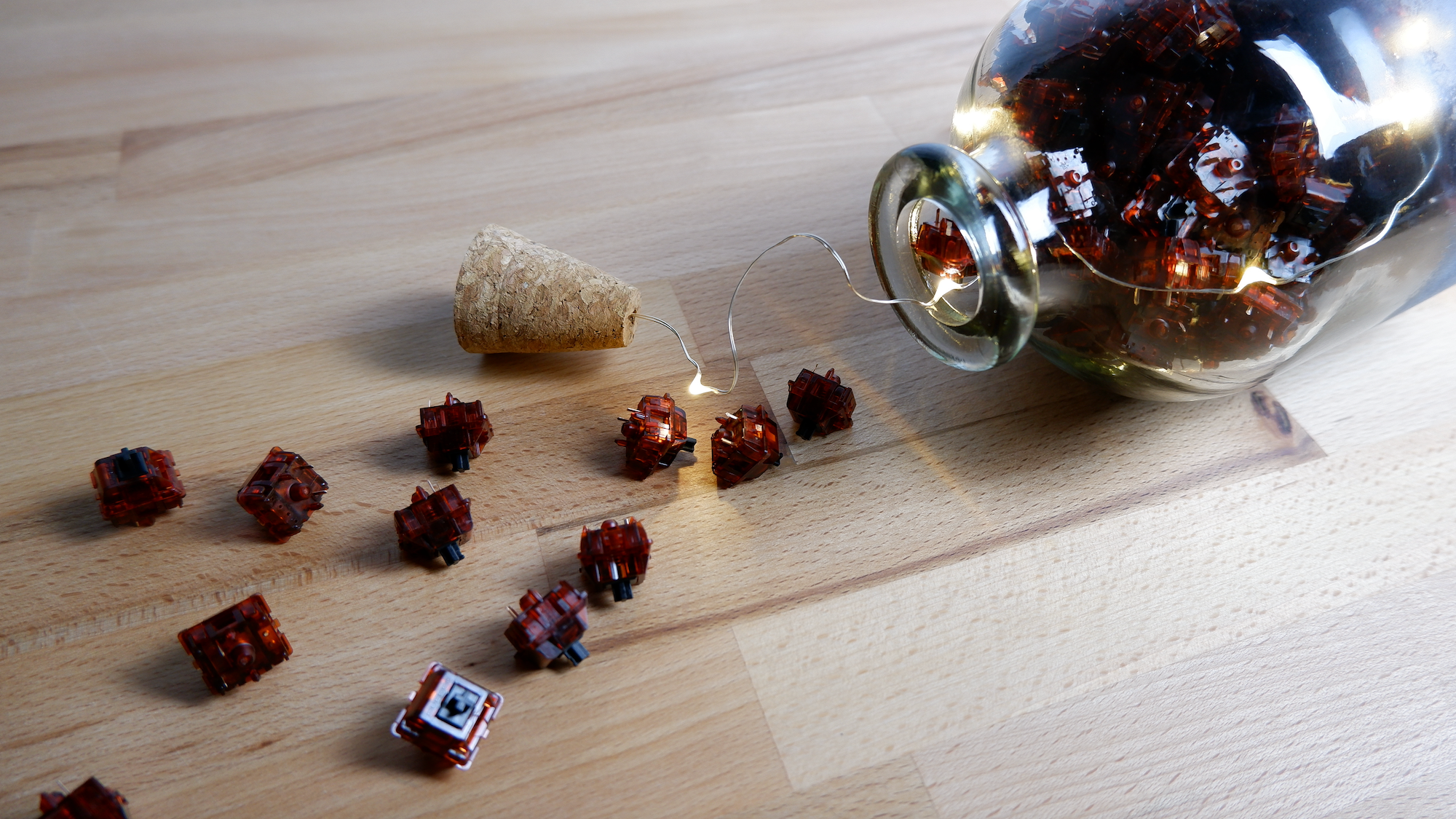 Dark Amber T1 Switch Tactile 65g