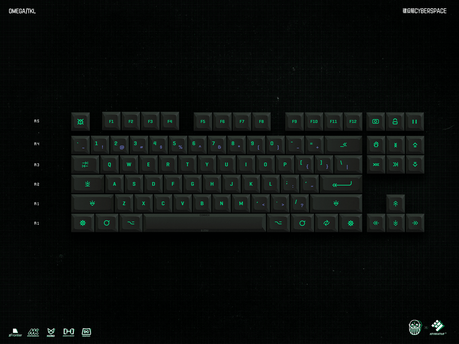 KAT Cyberspace Keycaps