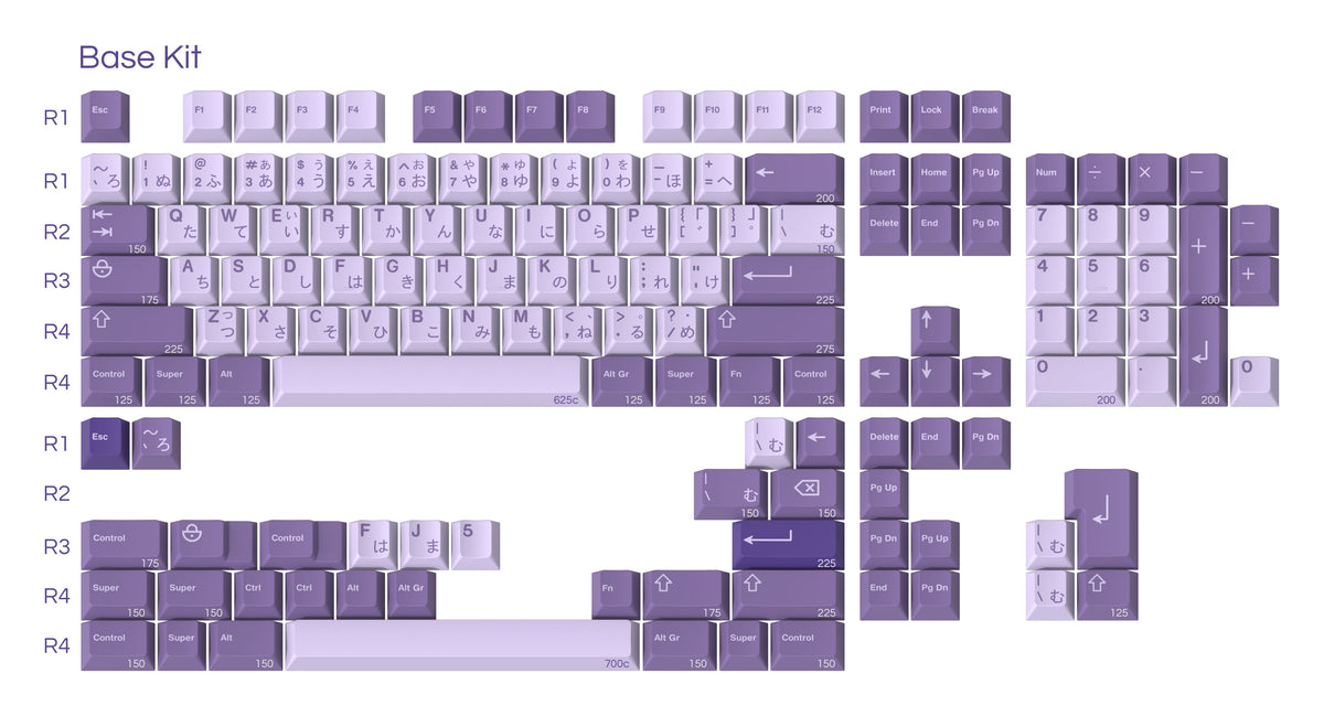 GMK CYL Frost Witch Keycaps