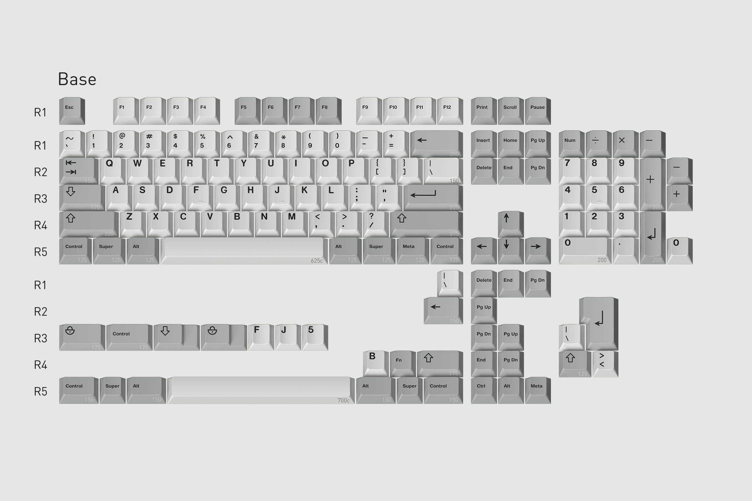 GMK CYL Muted r2 Keycaps