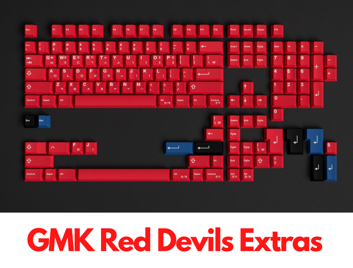 GMK CYL Red Devils Keycaps