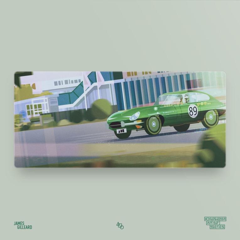 Deskmat - GMK British Racing Green