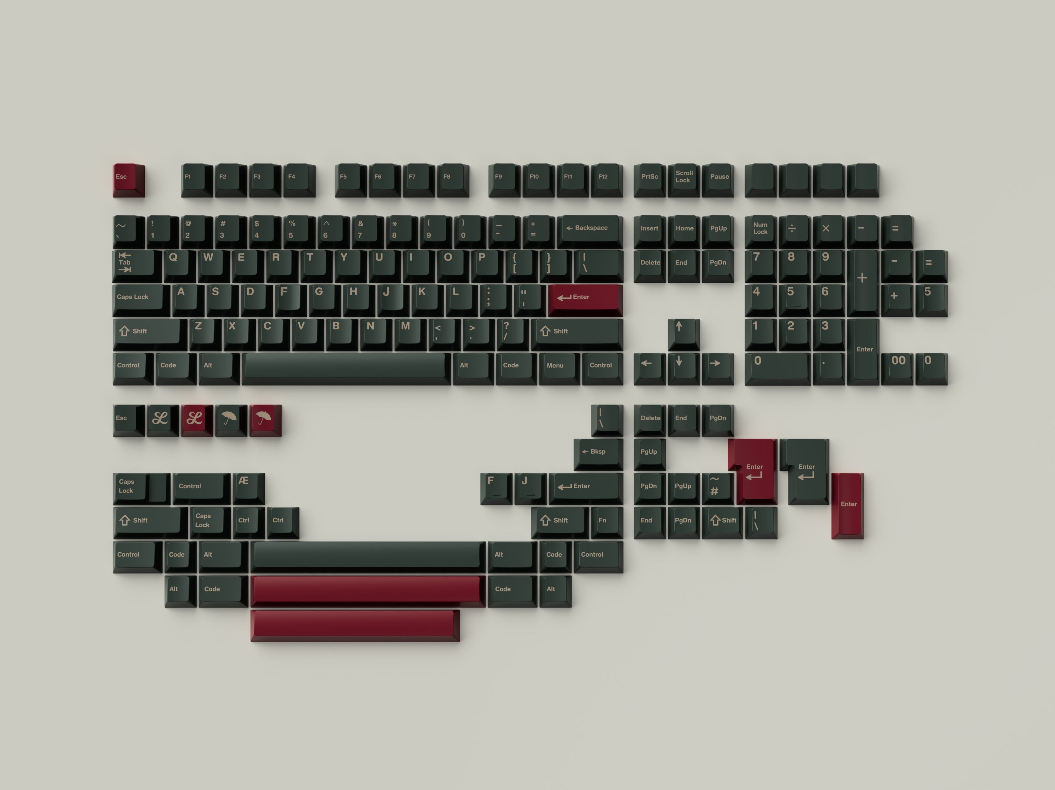 Infinikey Graen Keycaps