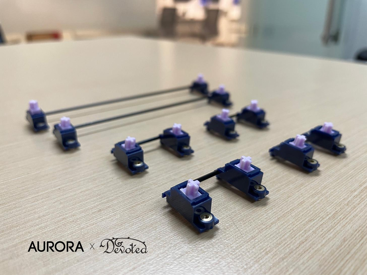 Aurora Devoted Themed Switches & Stabilisers