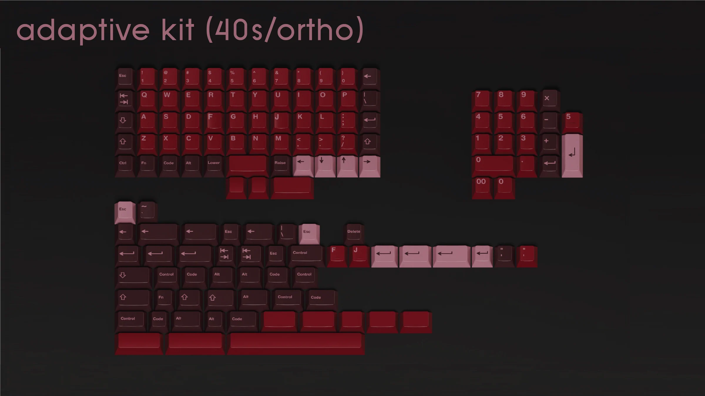 Infinikey Cabernet Keycaps