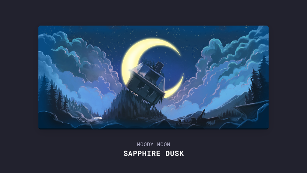 Deskmat - Artist x TKC - Moody Moon Series