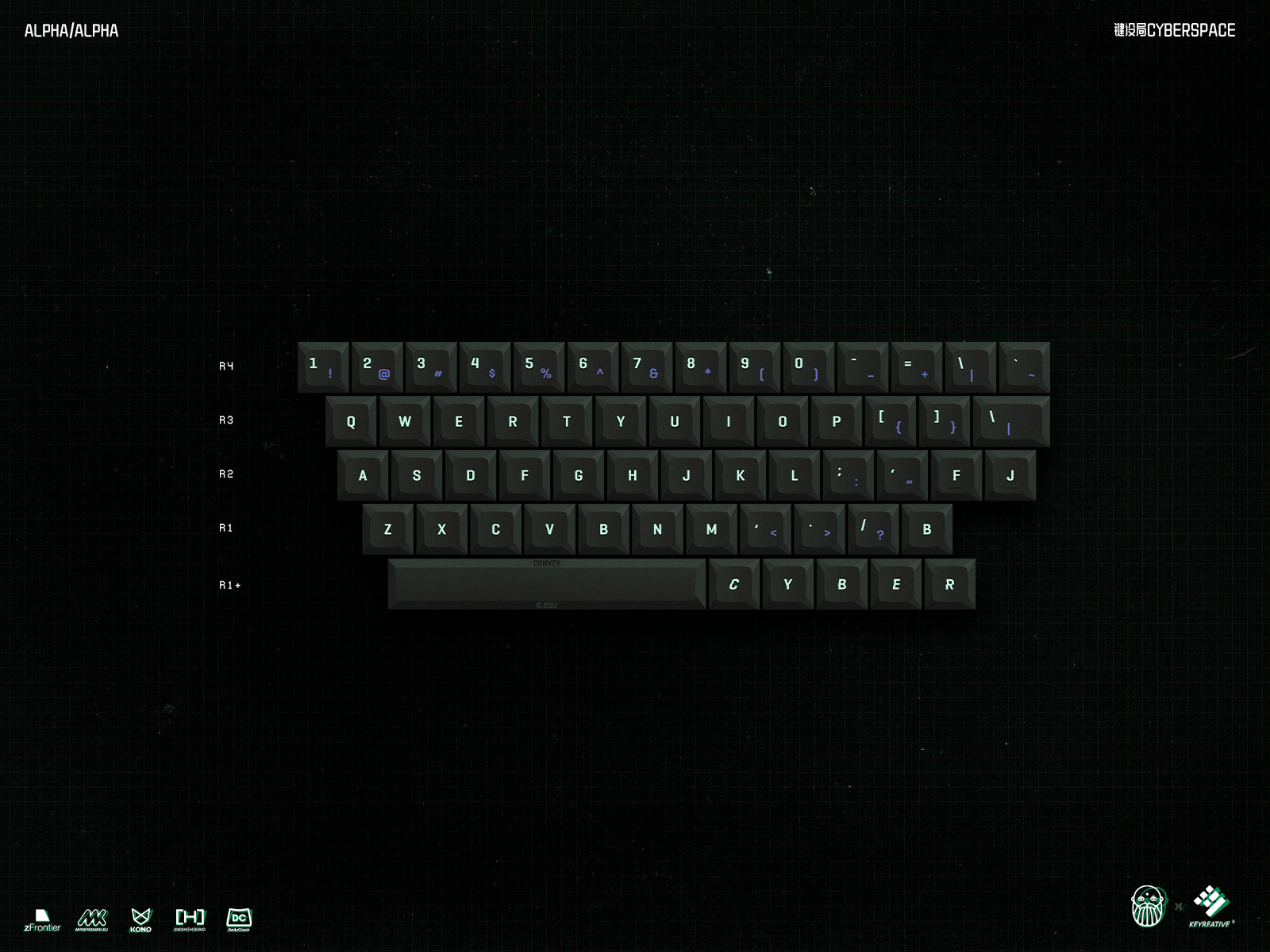 KAT Cyberspace Keycaps