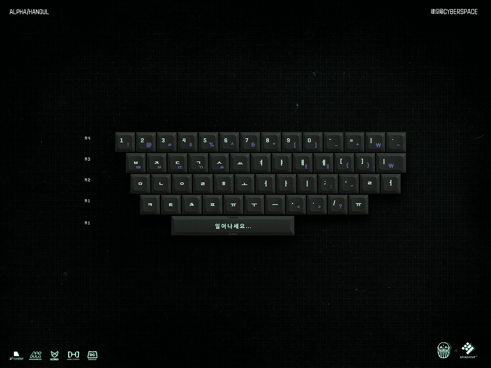 KAT Cyberspace Keycaps