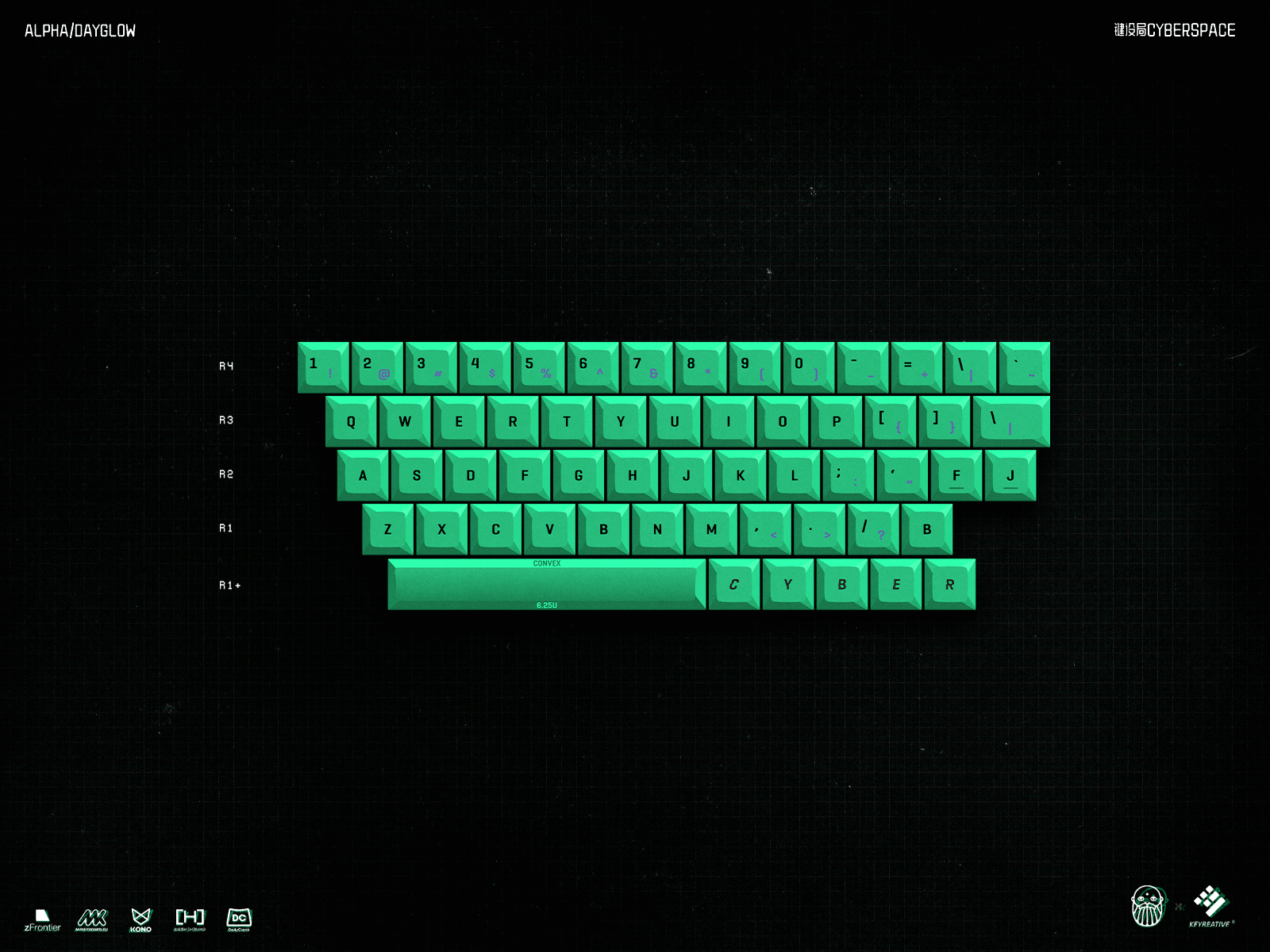KAT Cyberspace Keycaps