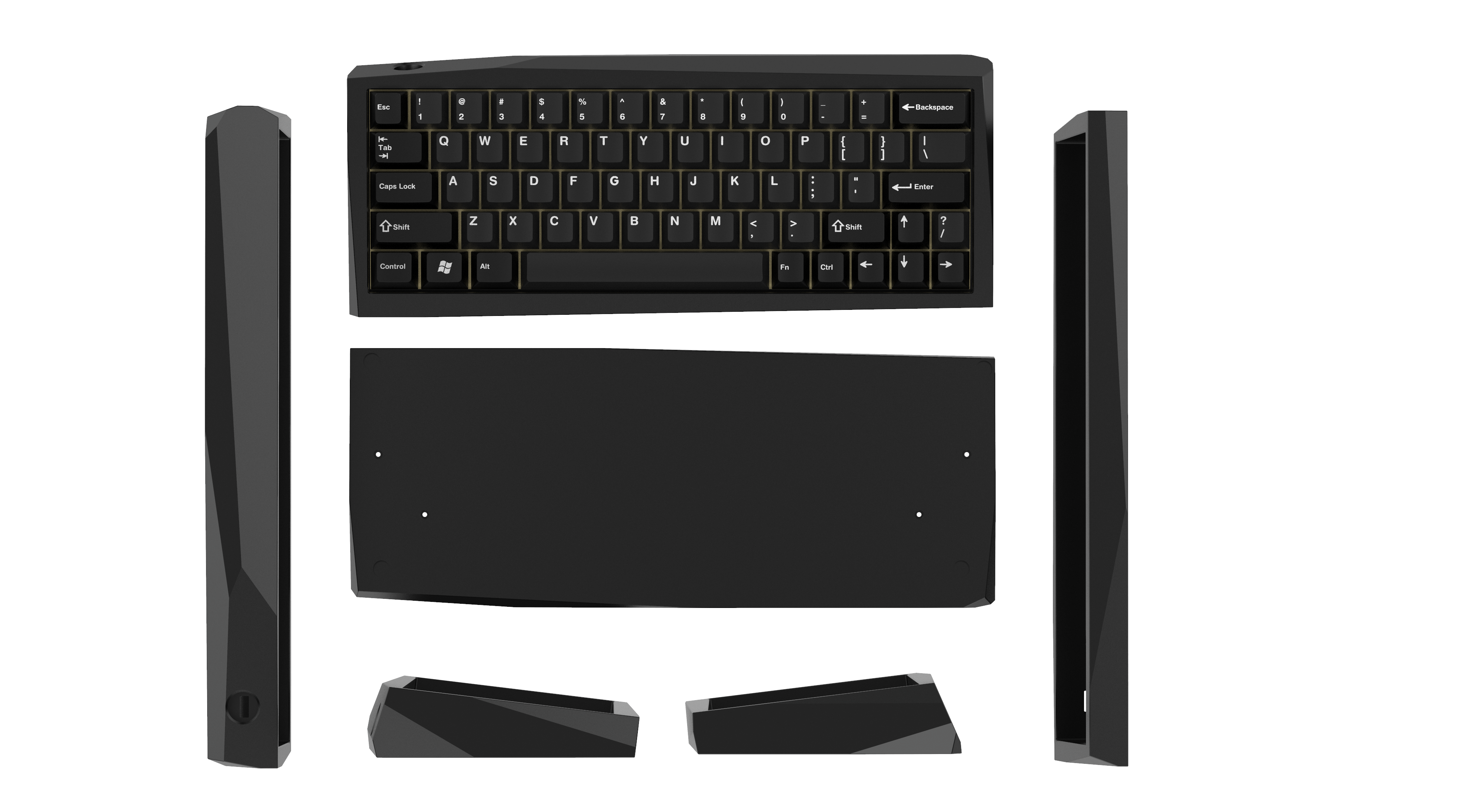 KBDFans Blade Aluminum 60% Keyboard Case