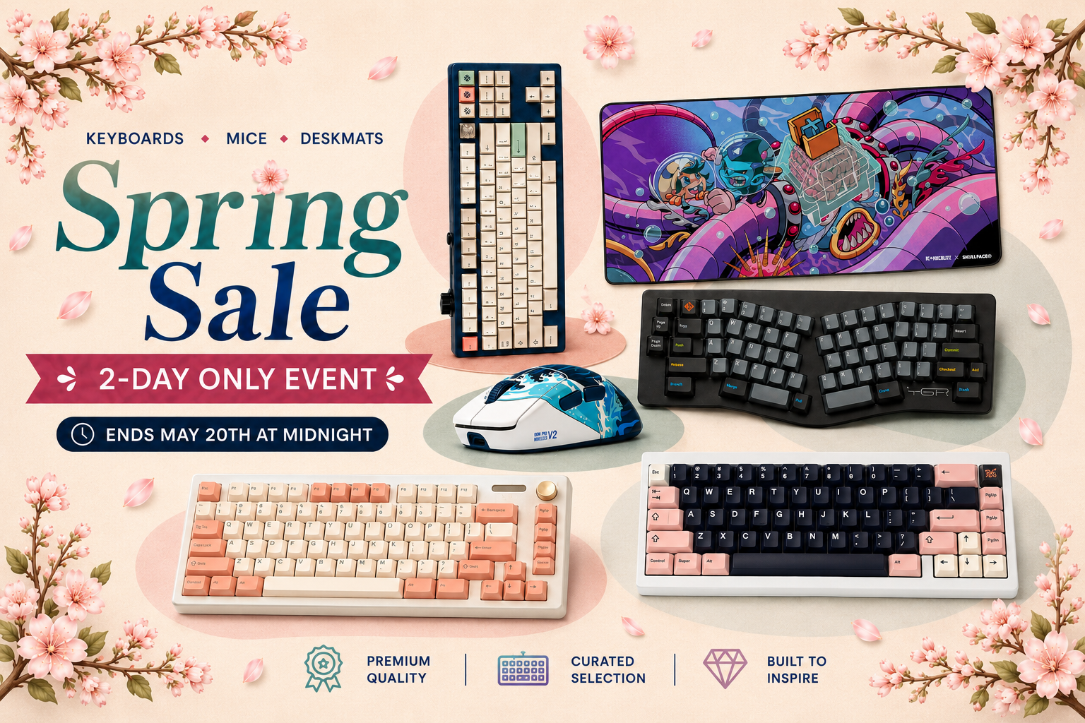 Spring Sale 2026 - Keyboards Accessories