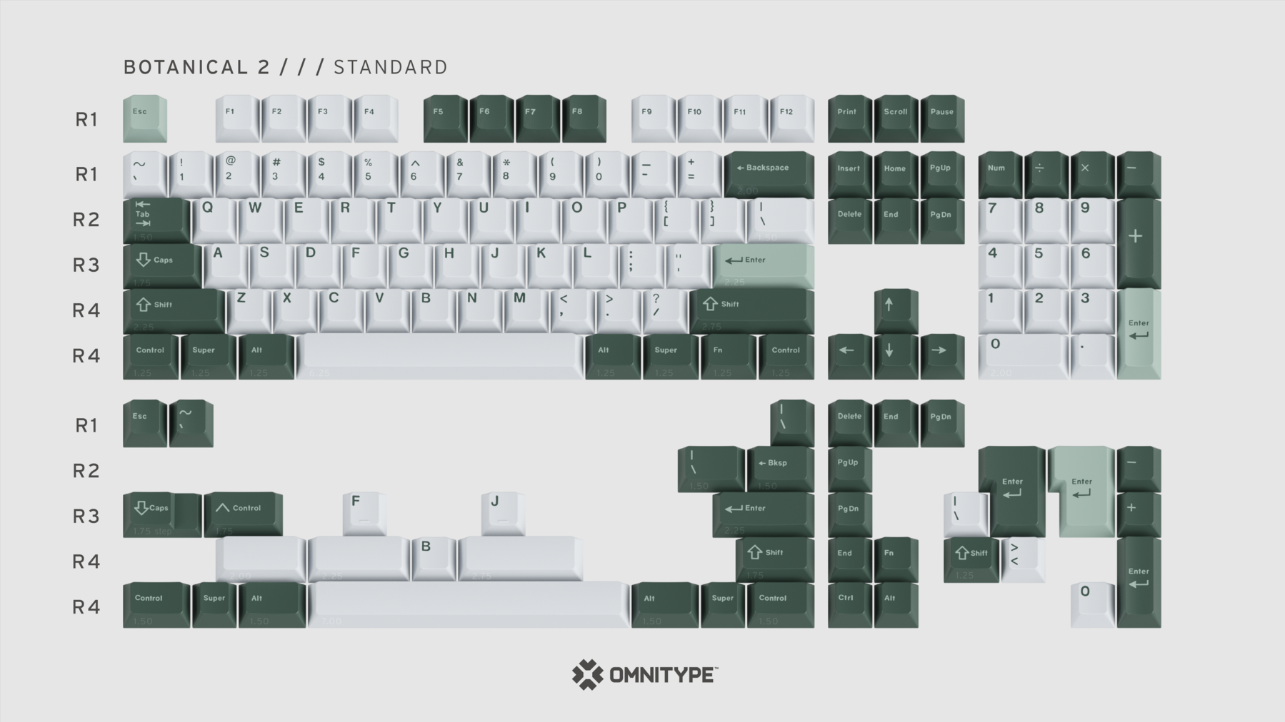 GMK CYL Botanical 2 Keycaps