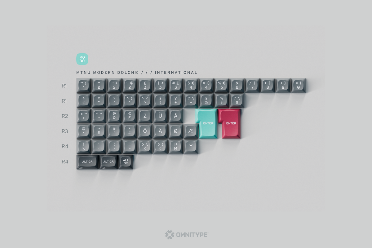 GMK MTNU Modern Dolch Keycaps GMK MTNU Modern Dolch Keycaps