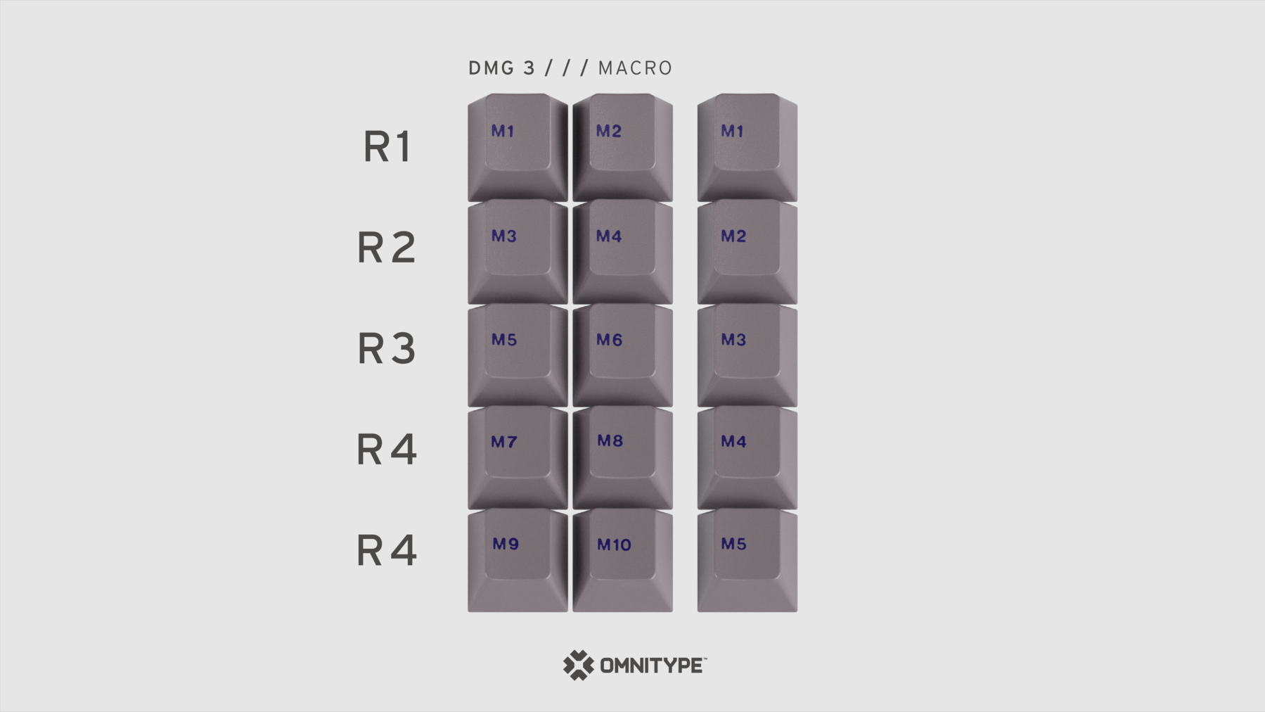 GMK CYL DMG 3 Keycaps