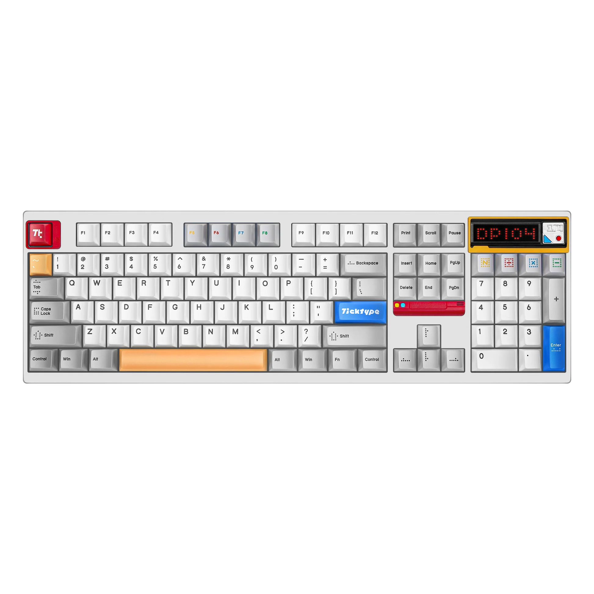 Ticktype DP104 Wireless Tri-mode Mechanical Keyboard