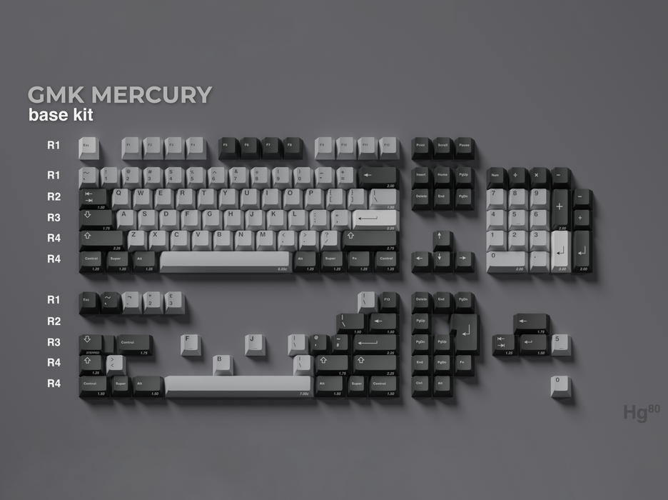 GMK CYL Mercury Keycaps
