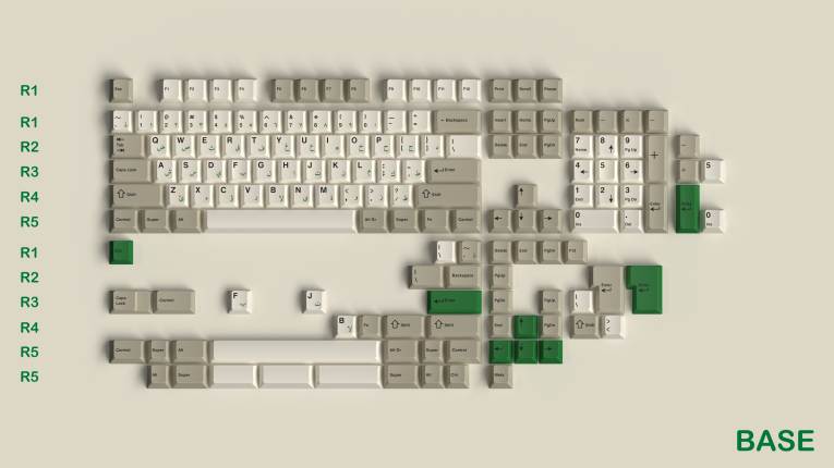 GMK CYL Classic Arabic Keycaps