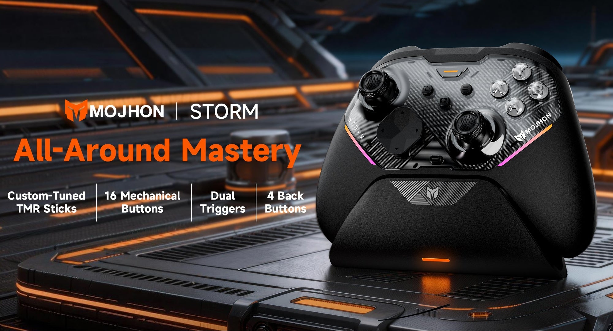 MOJHON Storm - Low Latency TMR Wireless Controller