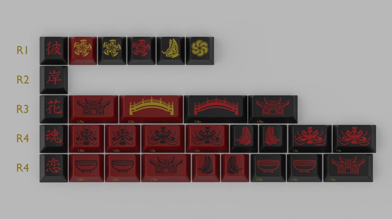 GMK Higanbana Keycaps