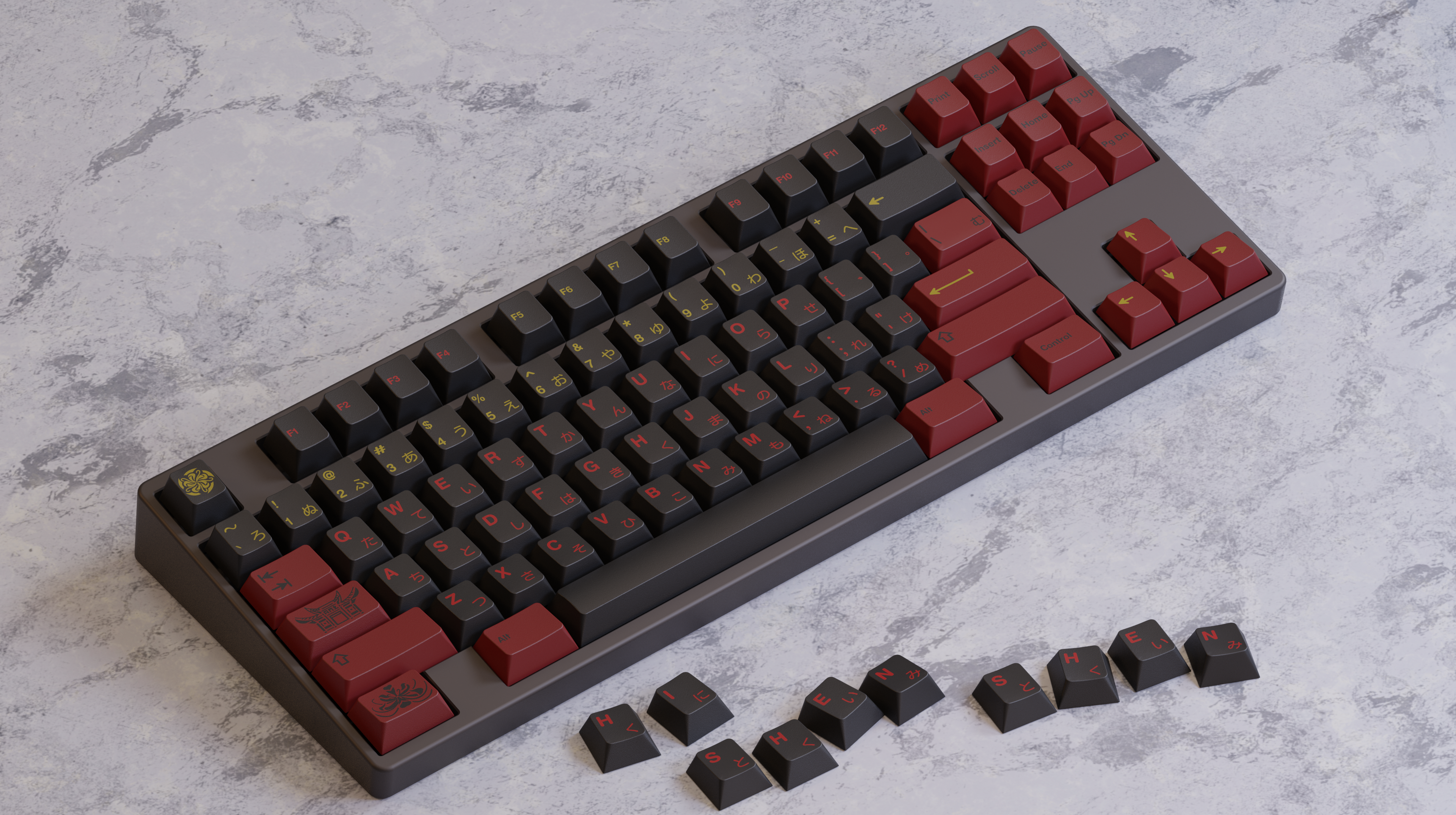 GMK CYL Higanbana Keycaps