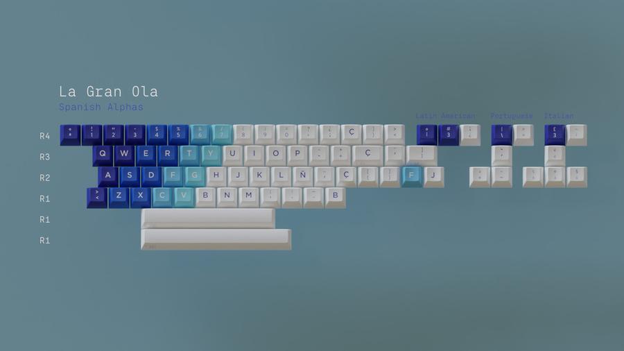 KAT Great Wave Keycaps [Pre Order]