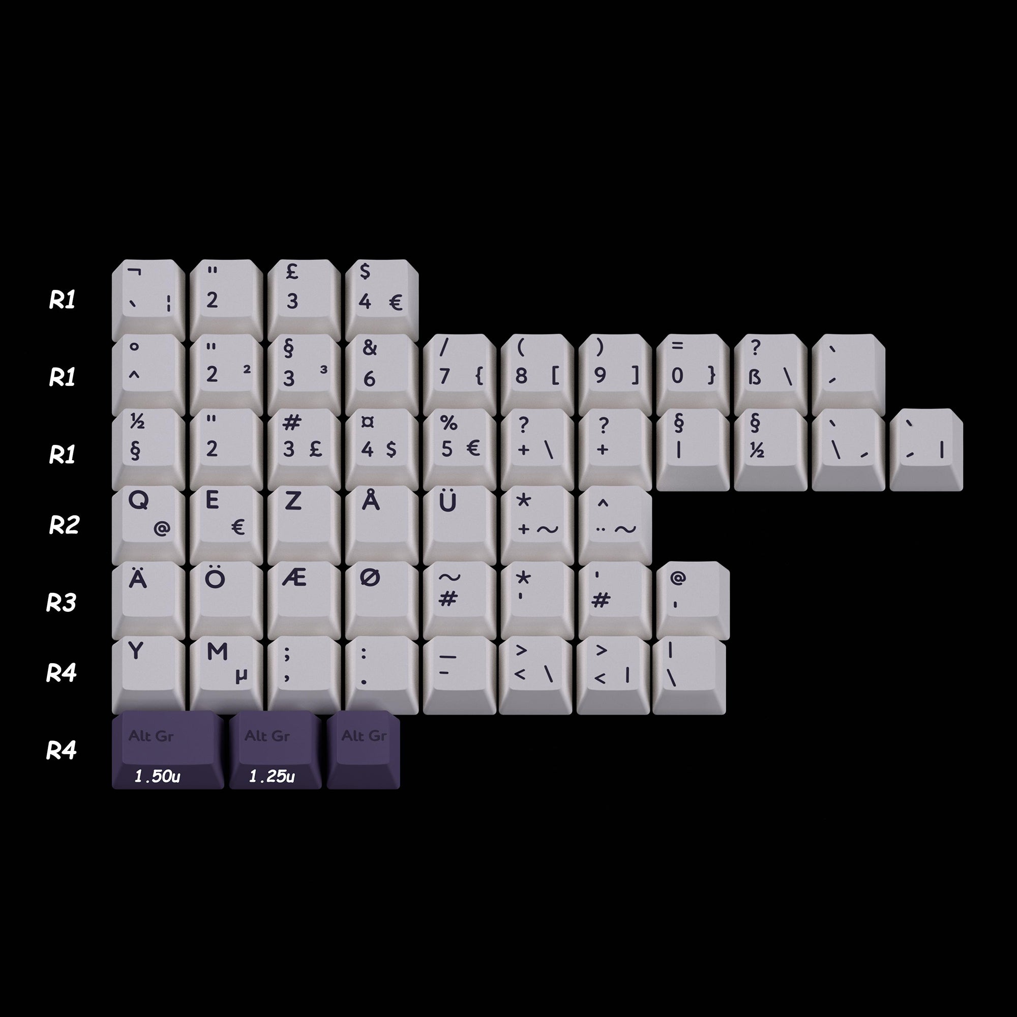 PBTfans Subarashi Keycaps