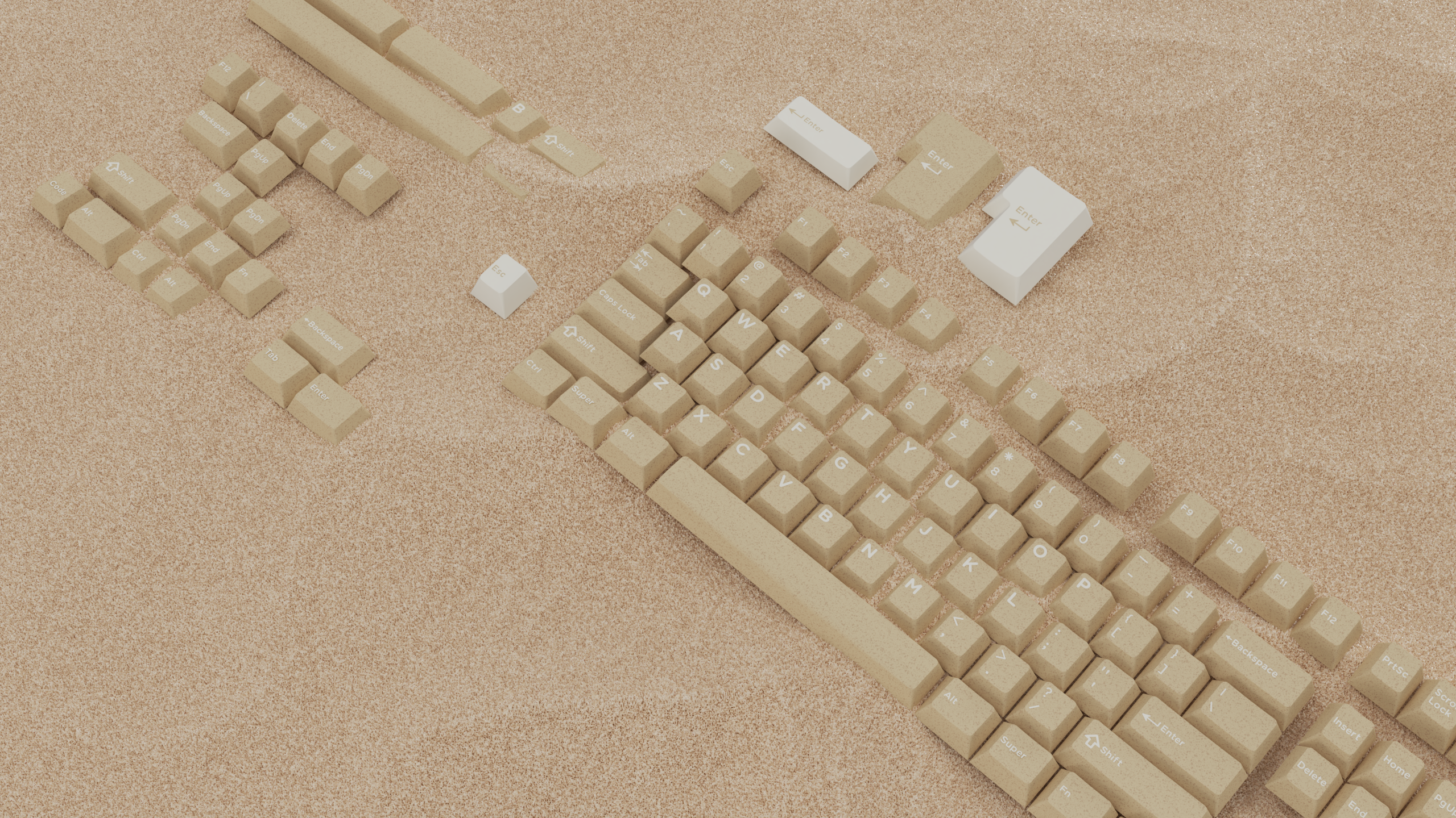 GMK CYL Dune Keycaps