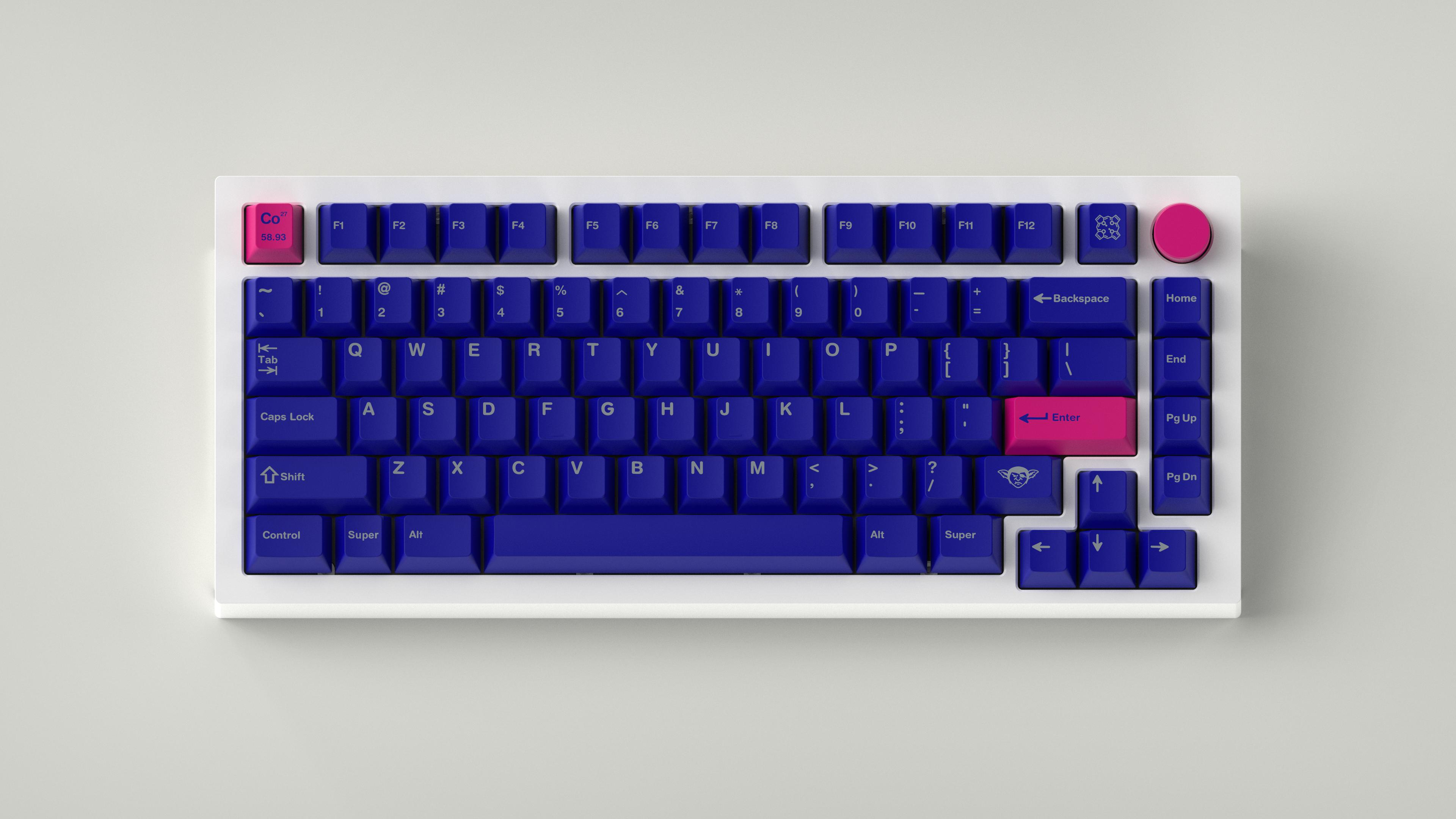 GMK CYL Cobalt Keycaps