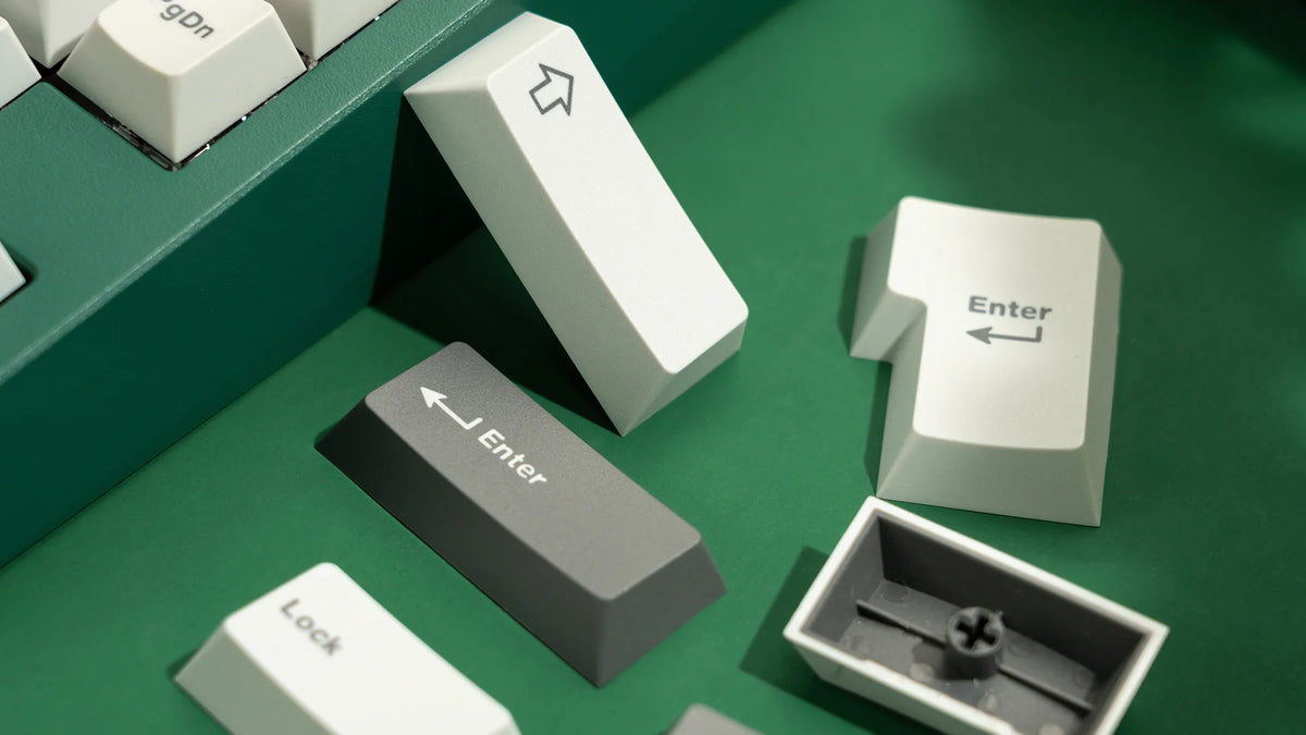 WS PBT Gray Skies Keycaps