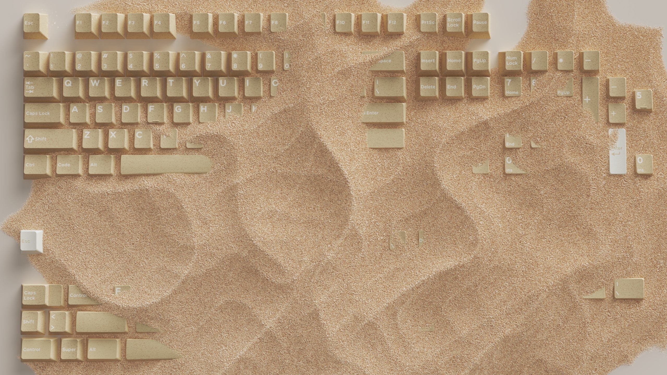 GMK CYL Dune Keycaps