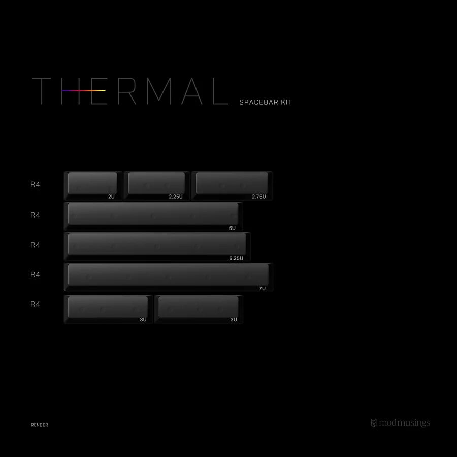PBTfans Thermal Keycaps
