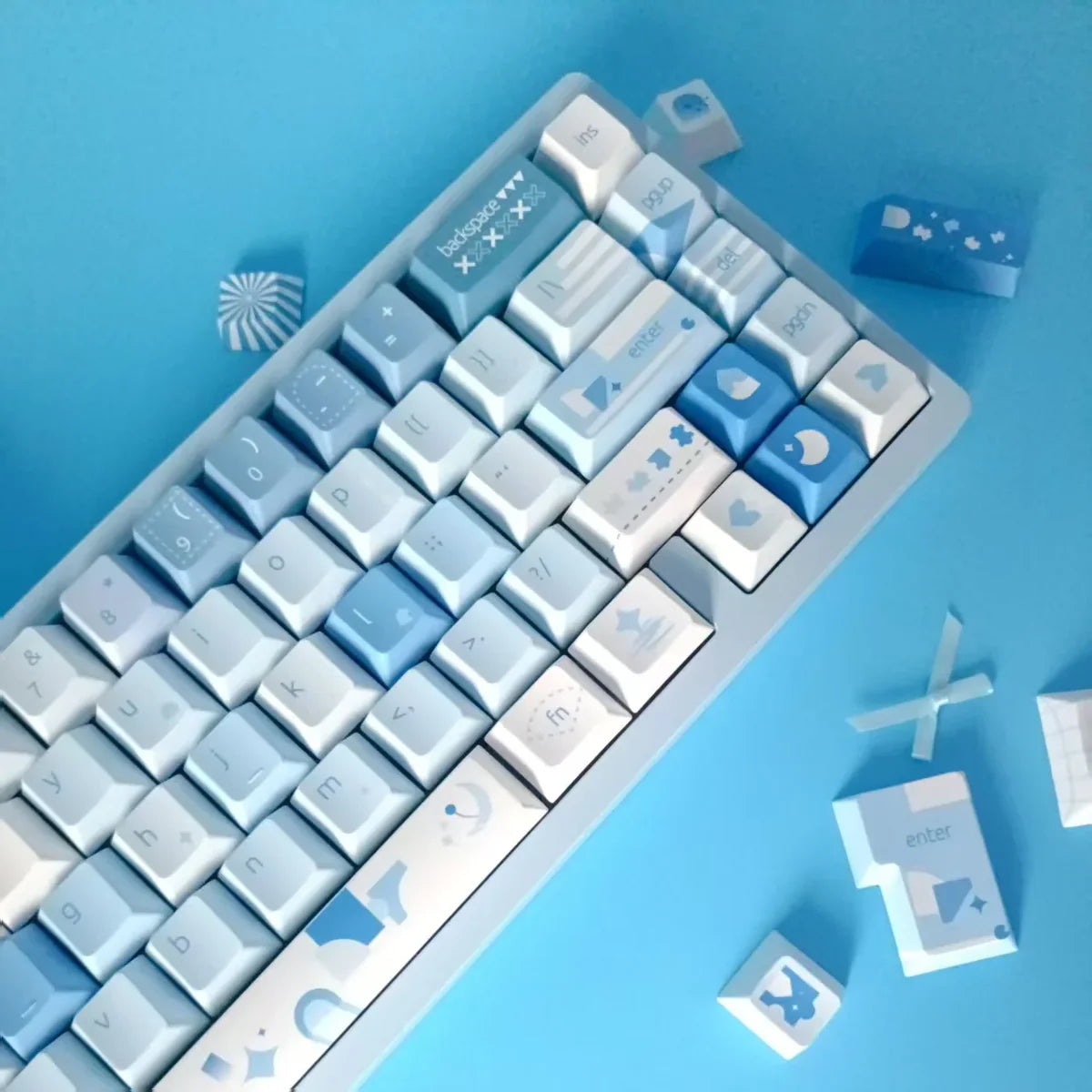 KeyMaze Geometric Fairytale Keycaps
