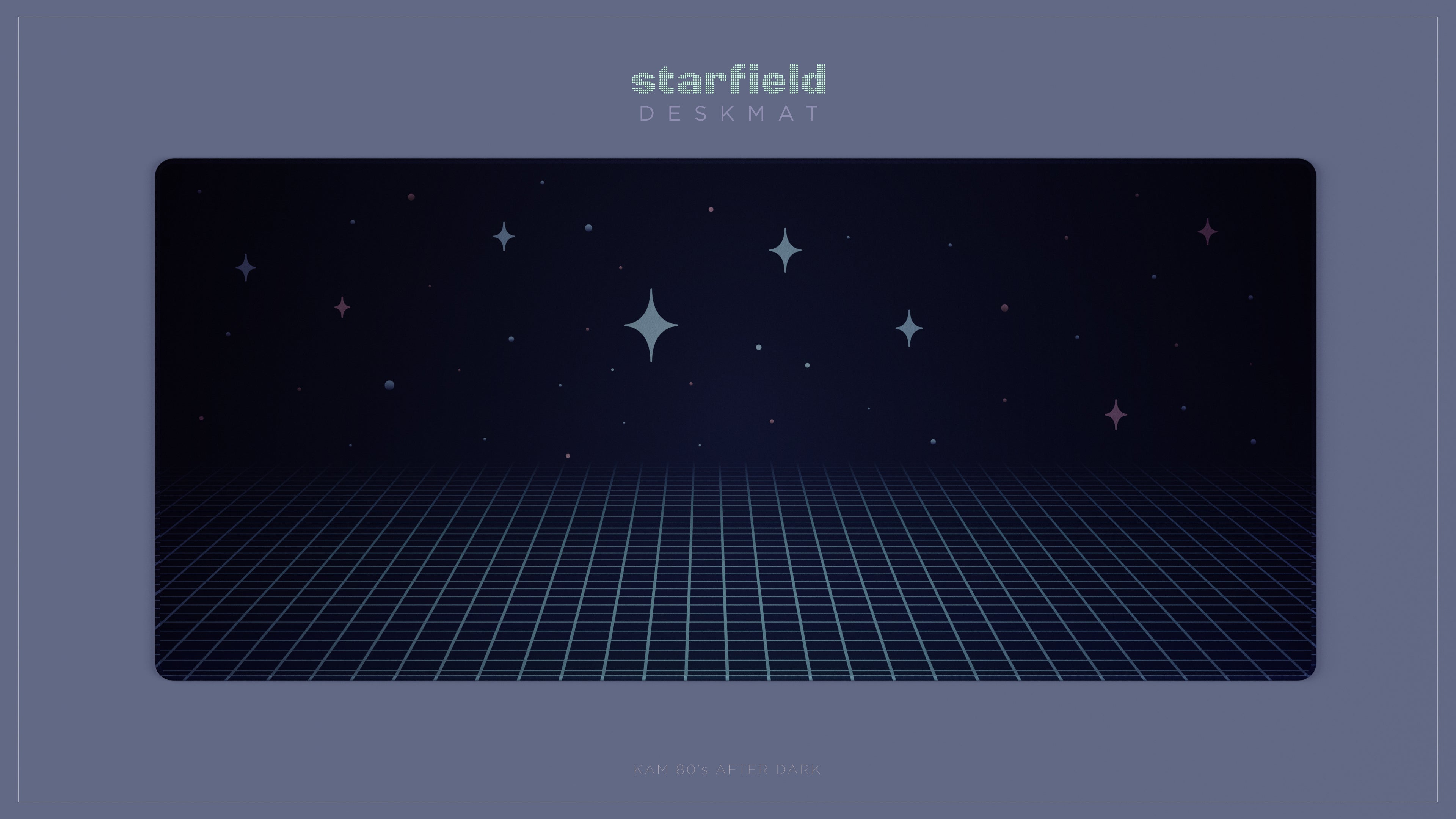 KAM 80s After Dark Deskmat